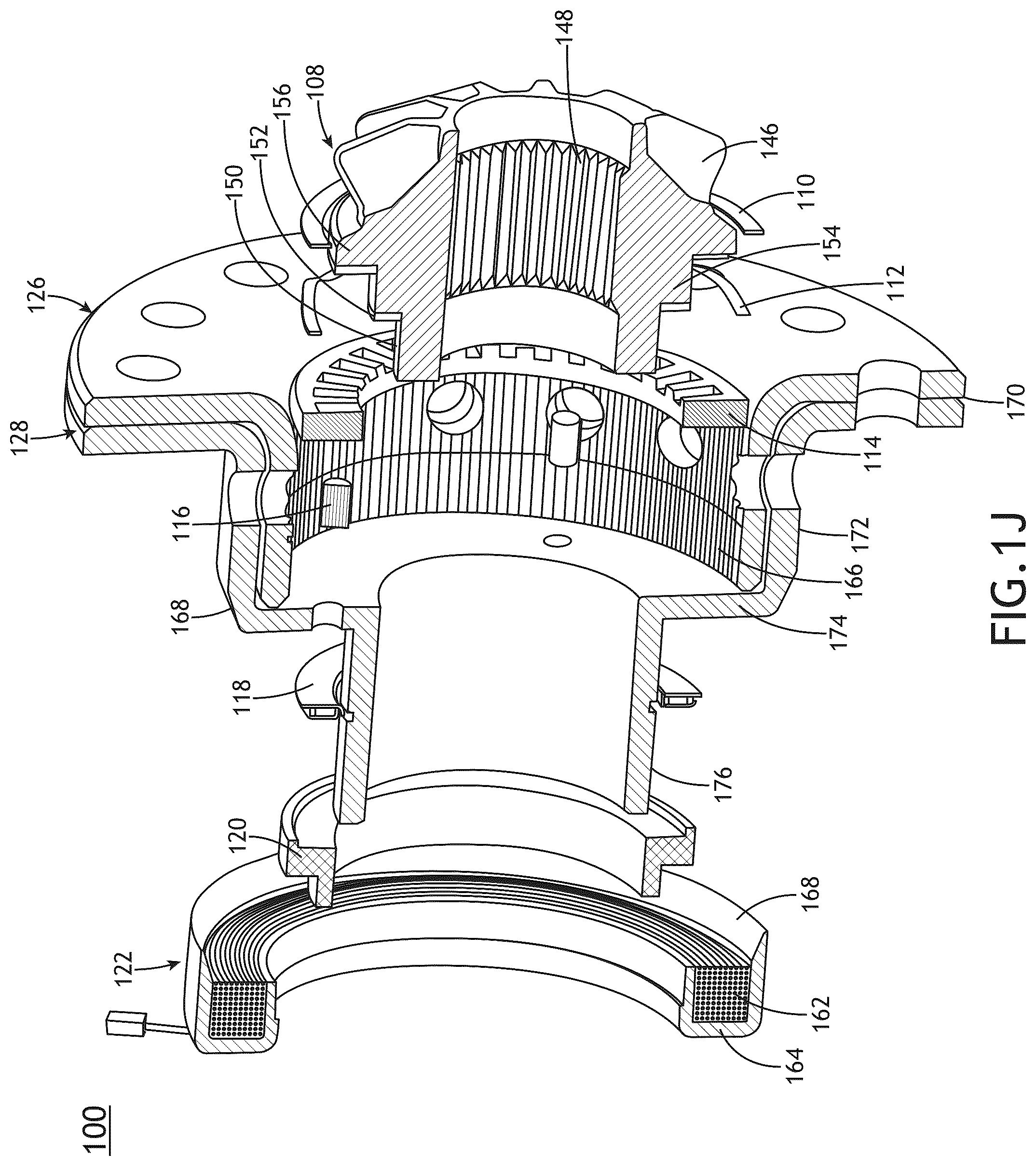 Patent US12422031 Figure 10 – Electromagnetic actuated locking differential