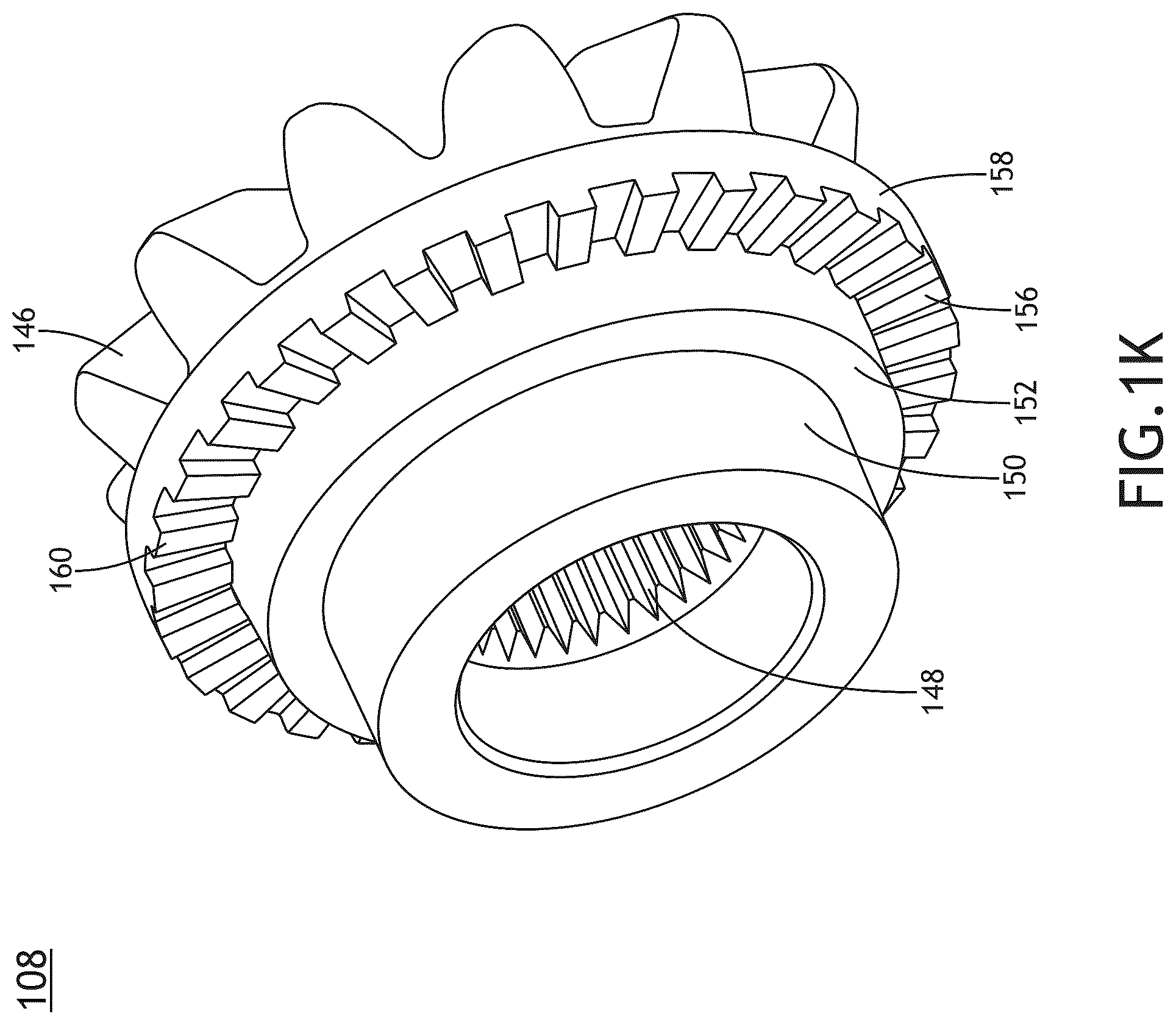 Patent US12422031 Figure 11 – Electromagnetic actuated locking differential
