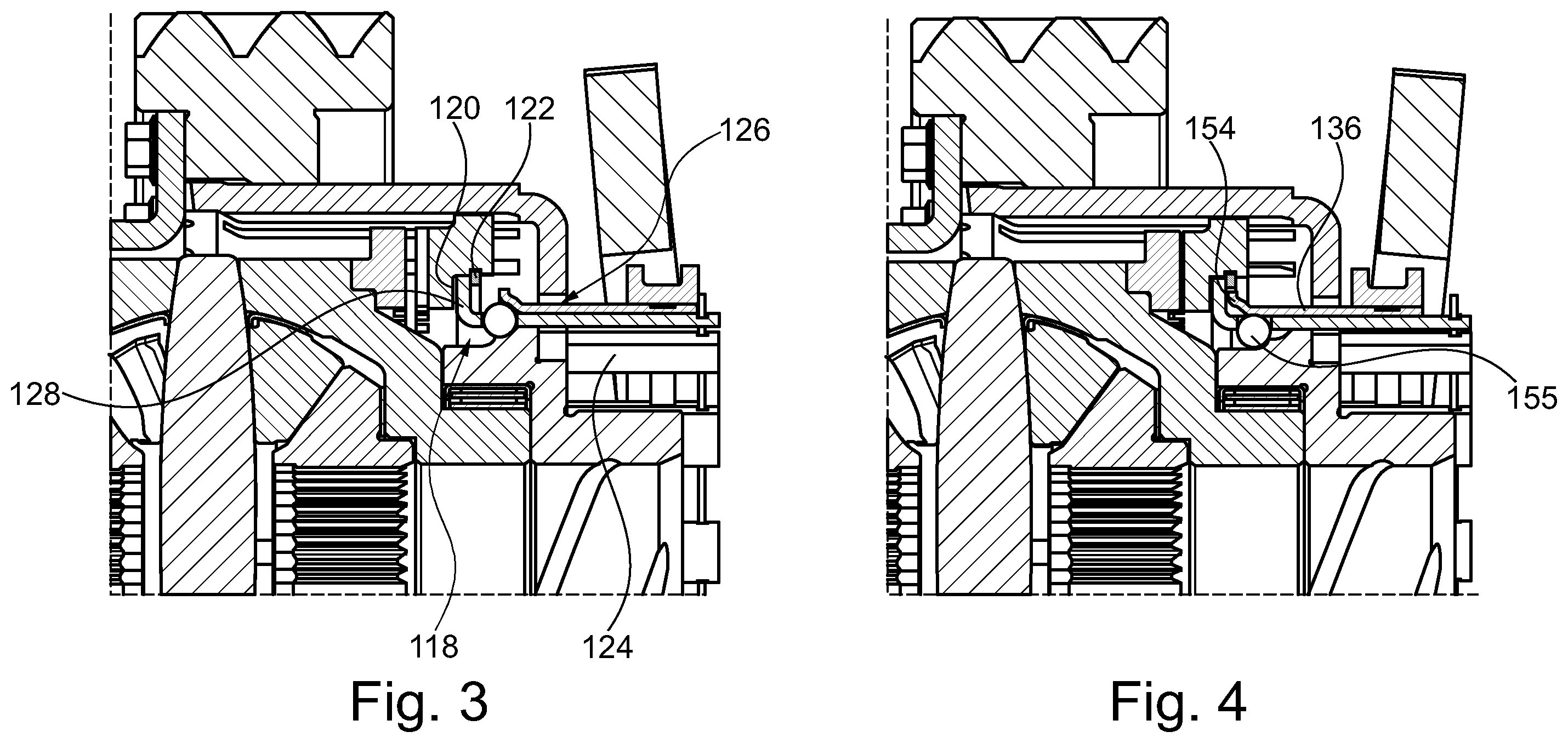 Patent US12422032 Figure 3 – Electronic differential disconnect clutch