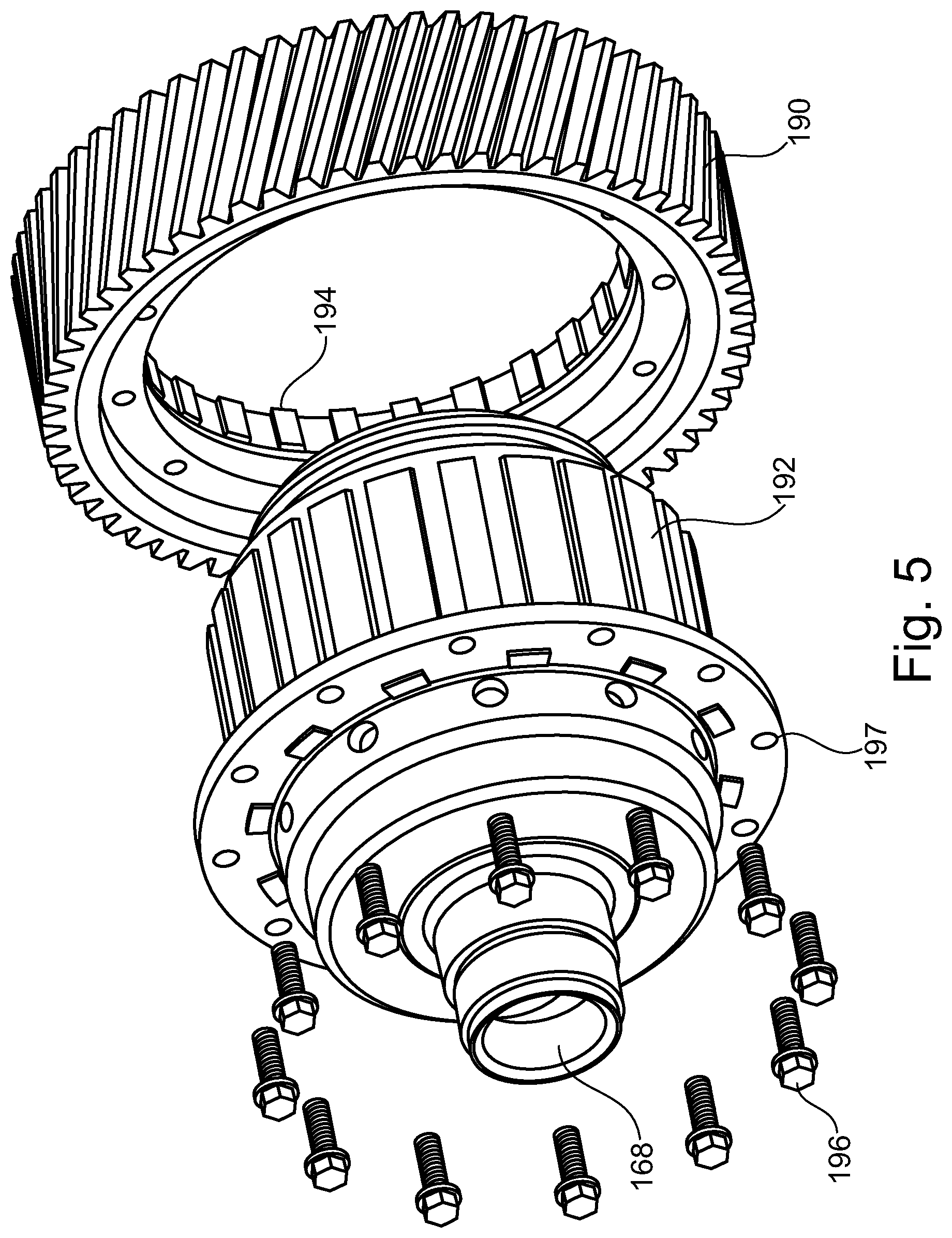 Patent US12422032 Figure 4 – Electronic differential disconnect clutch
