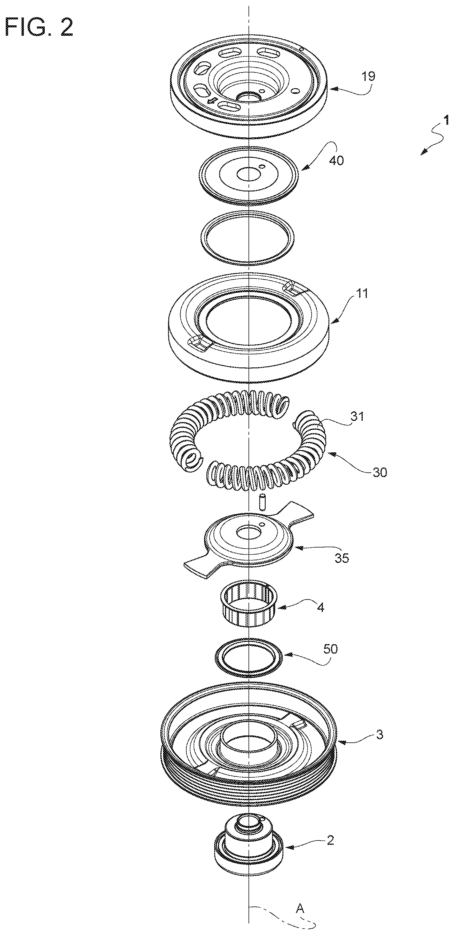 Patent US12422034 Figure 2 – Filtering pulley