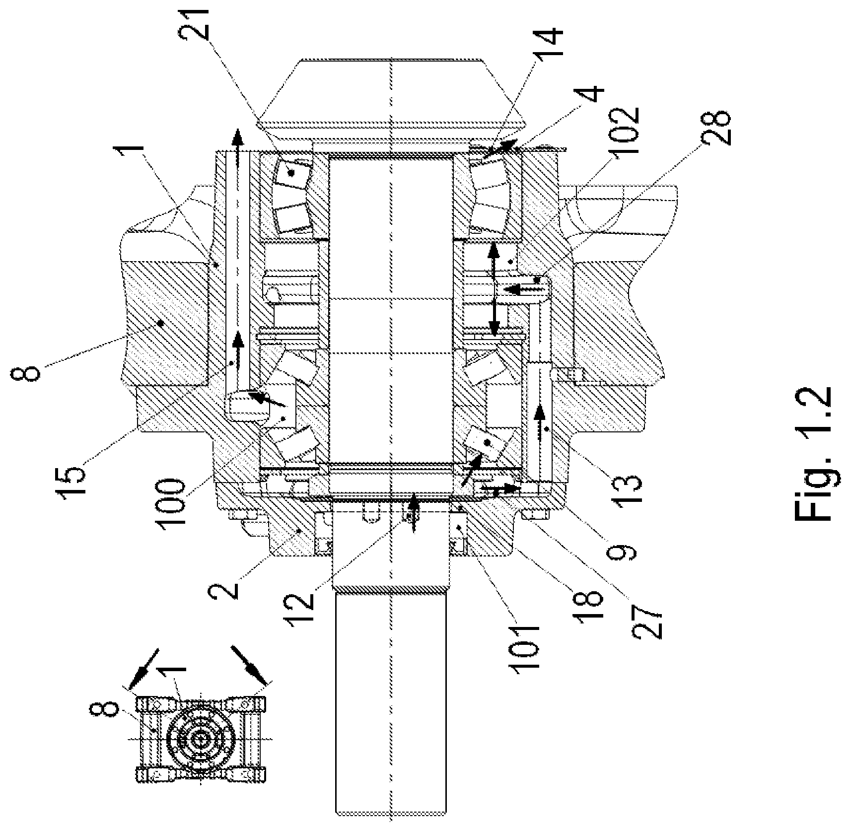 Patent US12422035 Figure 2 – Transmission and method for producing different transmissions, in particular a range of transmissions