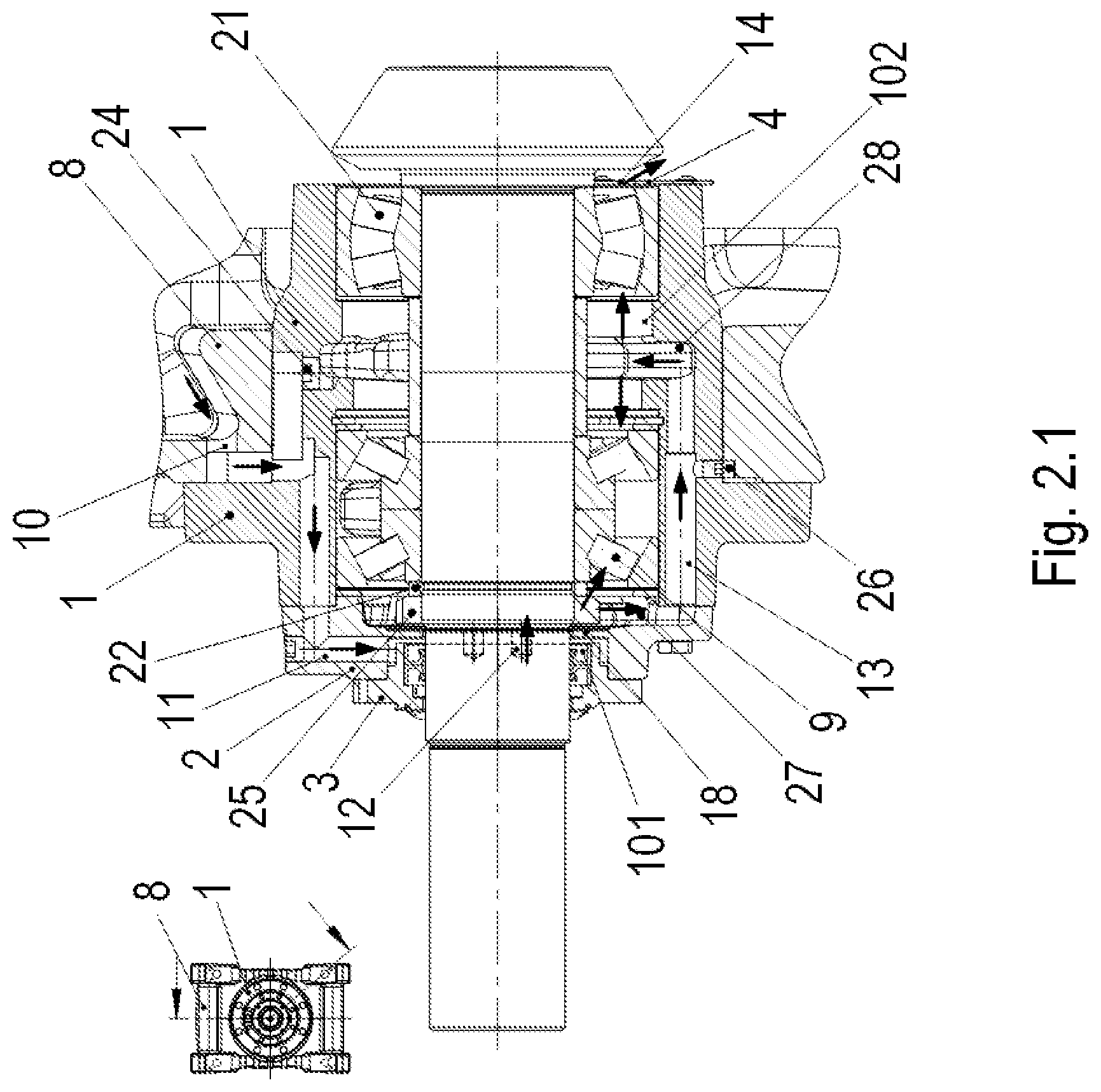Patent US12422035 Figure 3 – Transmission and method for producing different transmissions, in particular a range of transmissions