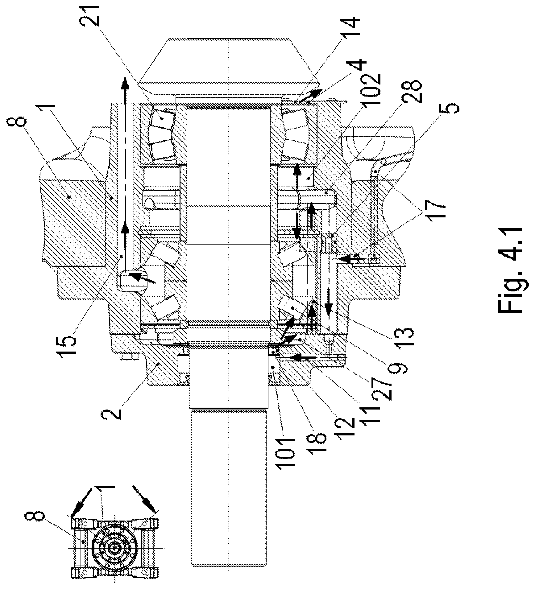 Patent US12422035 Figure 7 – Transmission and method for producing different transmissions, in particular a range of transmissions