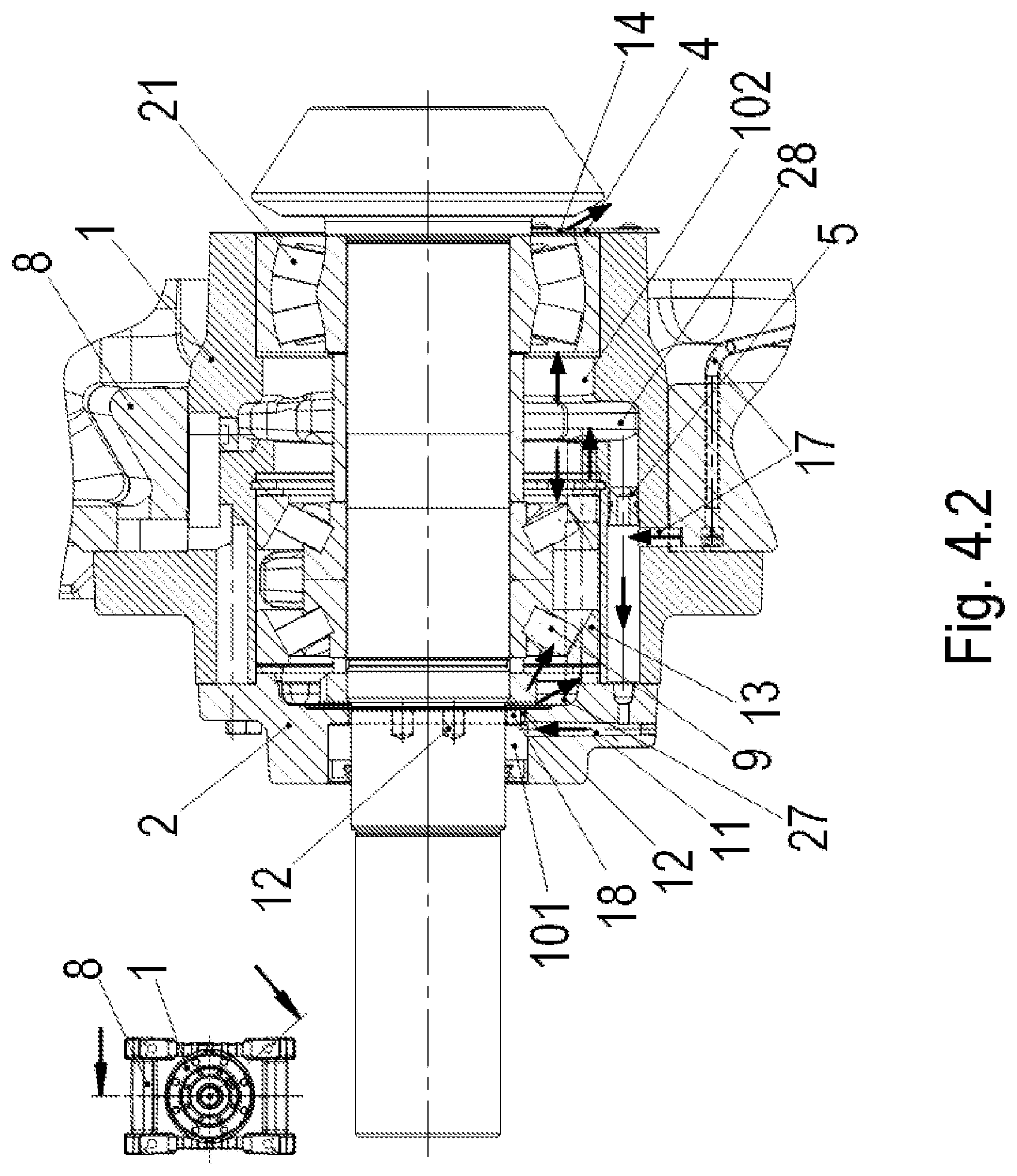 Patent US12422035 Figure 8 – Transmission and method for producing different transmissions, in particular a range of transmissions