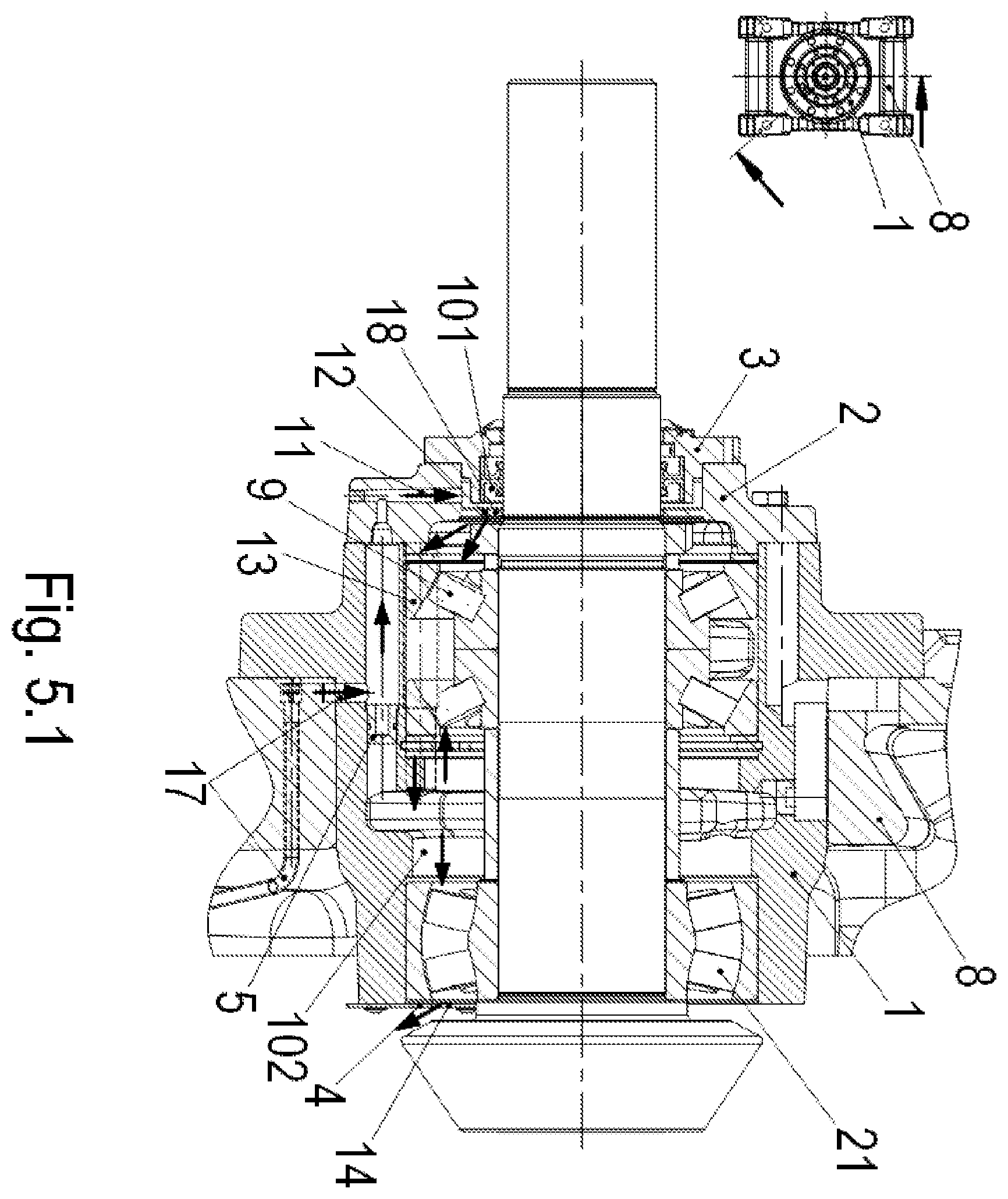 Patent US12422035 Figure 9 – Transmission and method for producing different transmissions, in particular a range of transmissions