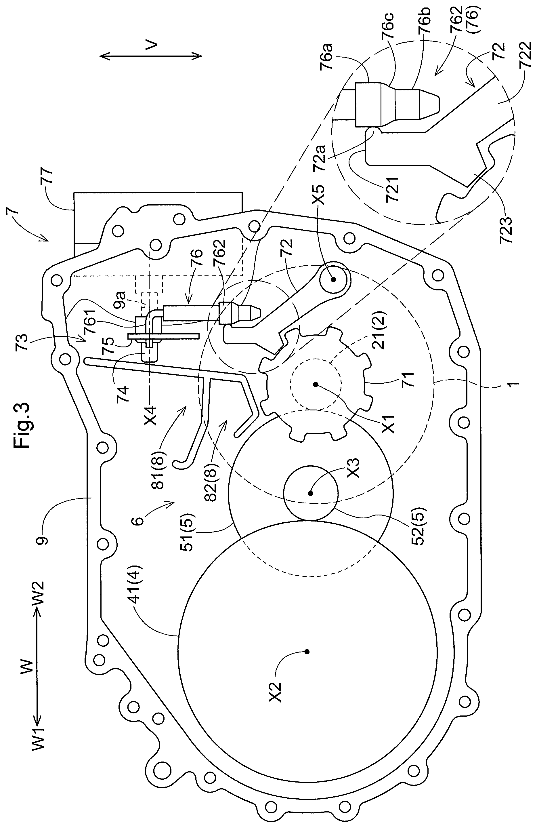 Patent US12422039 Figure 3 – Vehicle drive device
