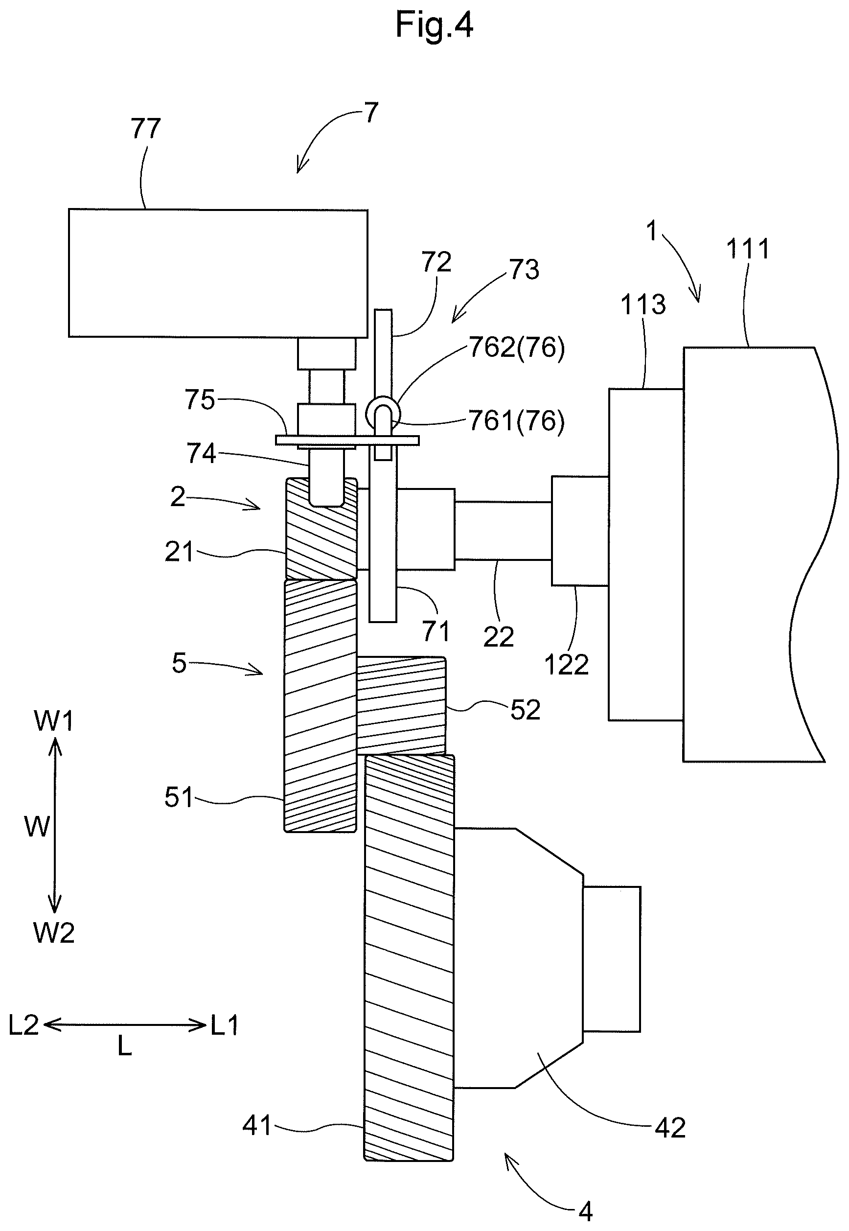 Patent US12422039 Figure 4 – Vehicle drive device