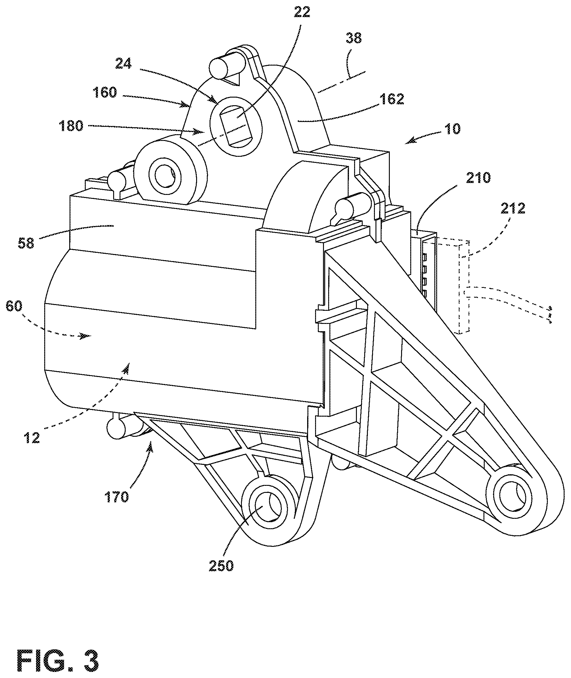 Patent US12422040 Figure 3 – Gear selection actuator for a shift-by-wire mechanism