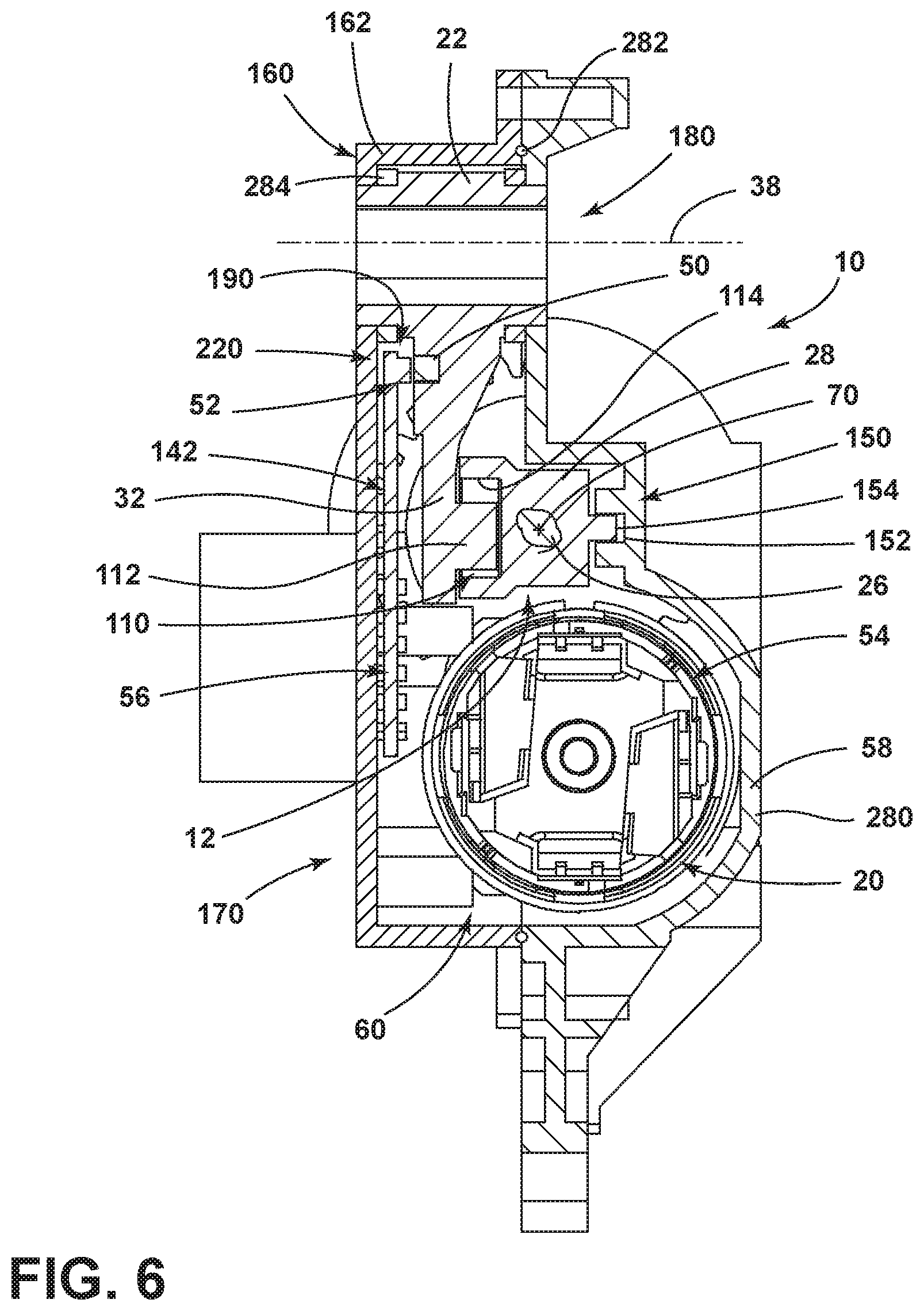 Patent US12422040 Figure 6 – Gear selection actuator for a shift-by-wire mechanism