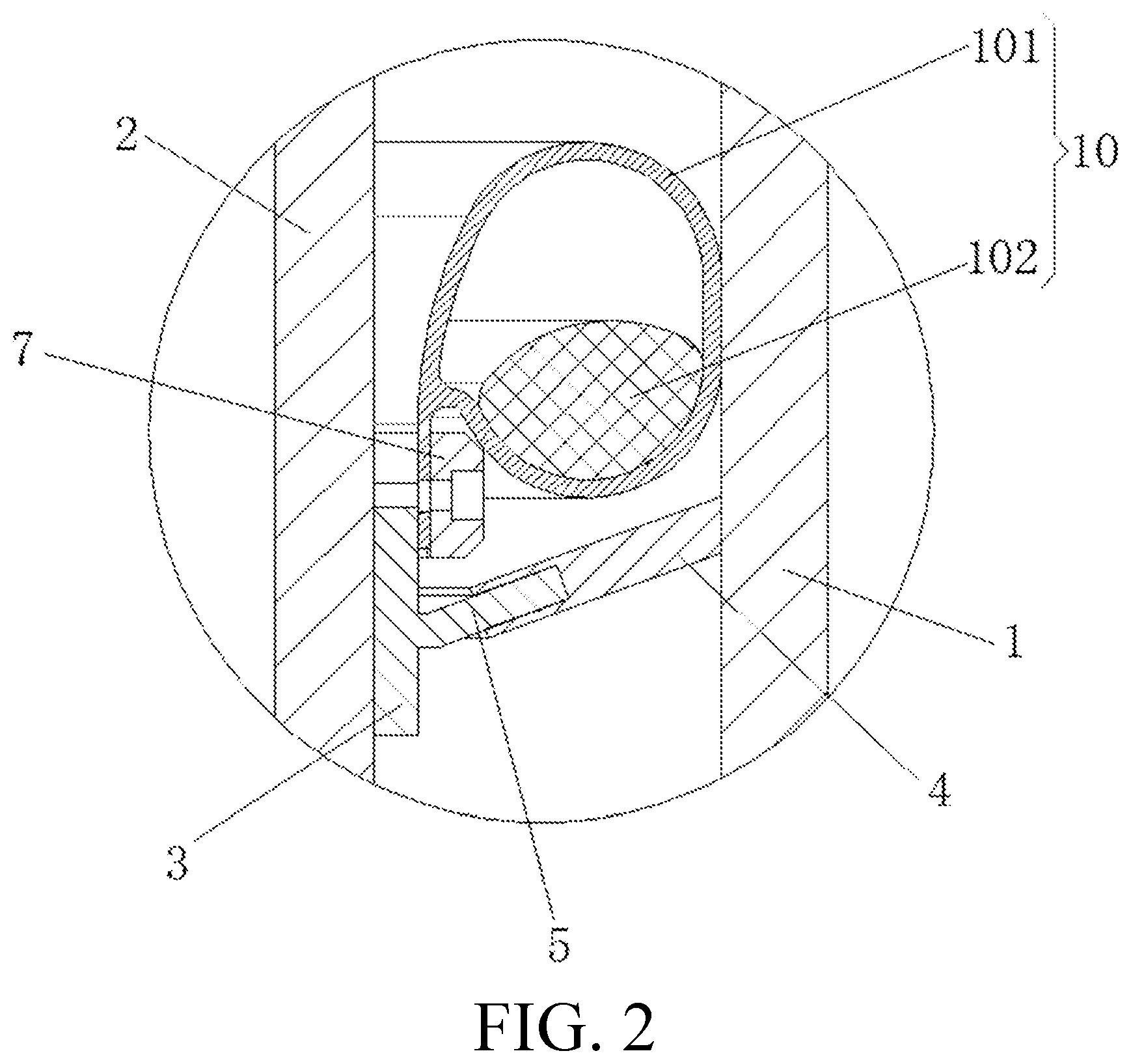 Patent US12422041 Figure 2 – Y-shaped packer