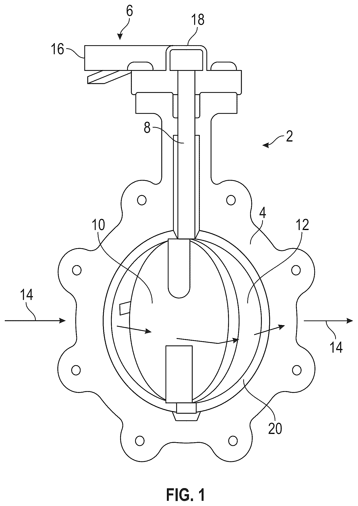 Patent US12422042 Figure 1 – Butterfly valves