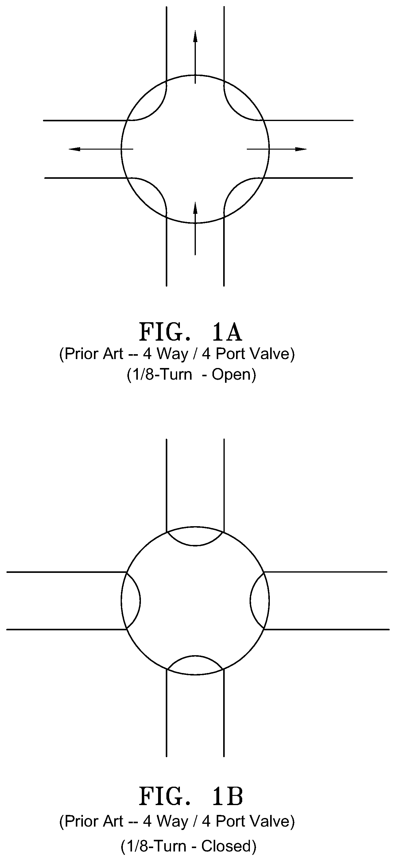 Patent US12422044 Figure 1 – Inline, multi-port ball valve