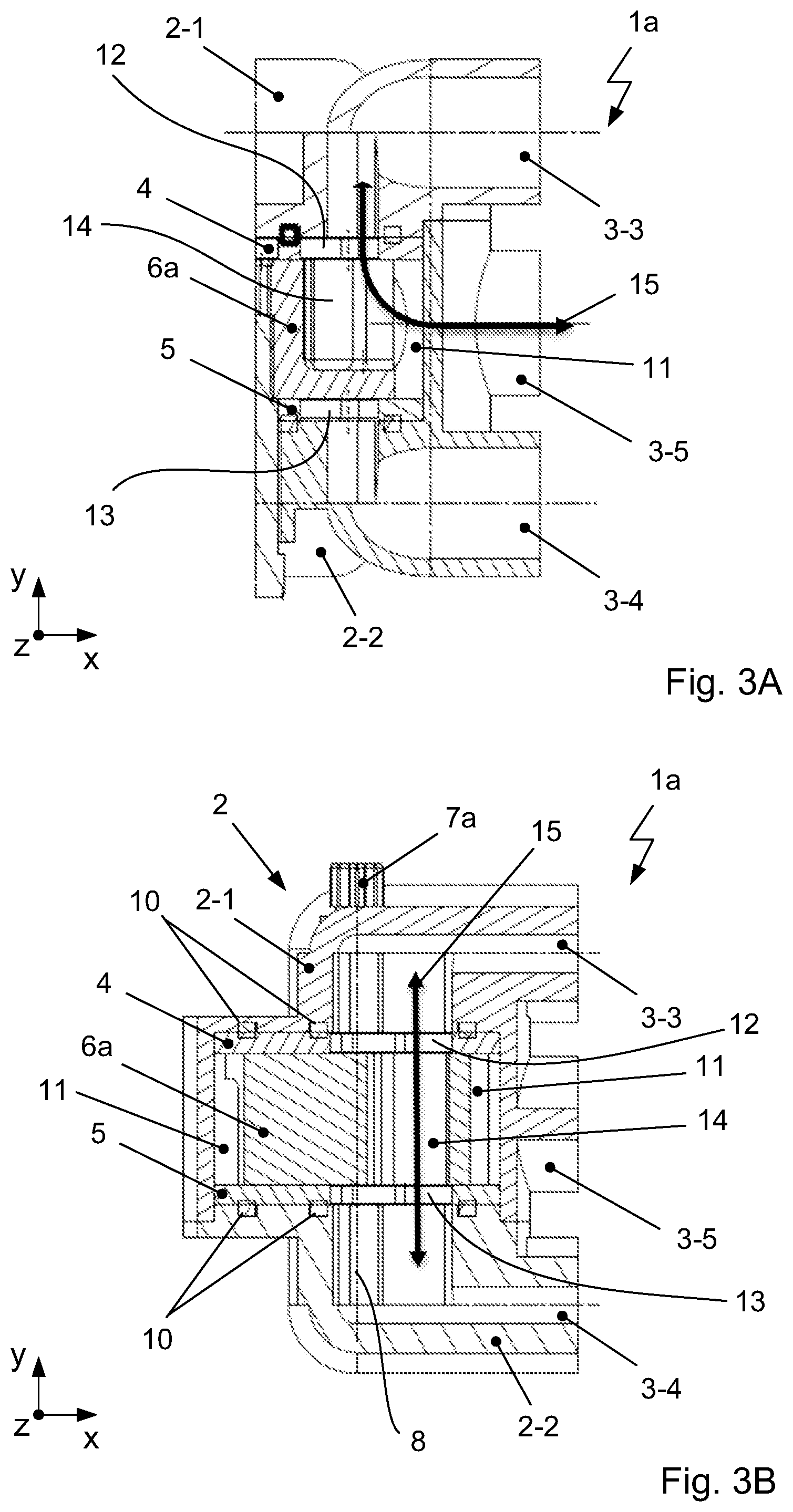 Patent US12422049 Figure 4 – Device for regulating a flow and distributing a fluid circuit as well as a conveying unit with the device