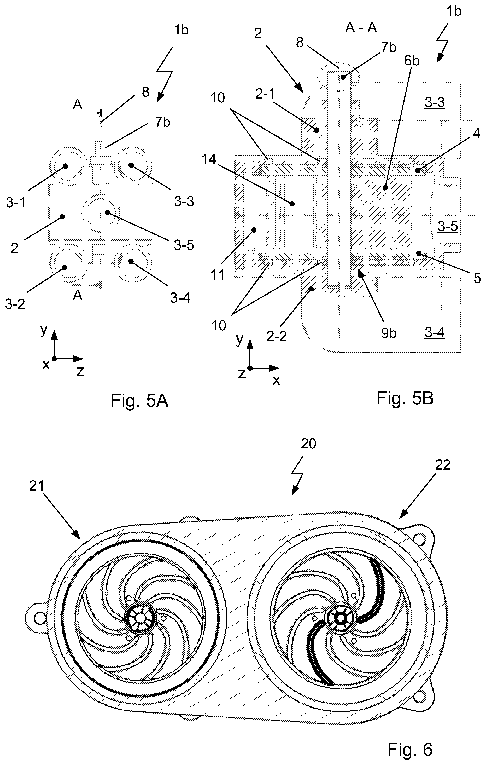 Patent US12422049 Figure 6 – Device for regulating a flow and distributing a fluid circuit as well as a conveying unit with the device