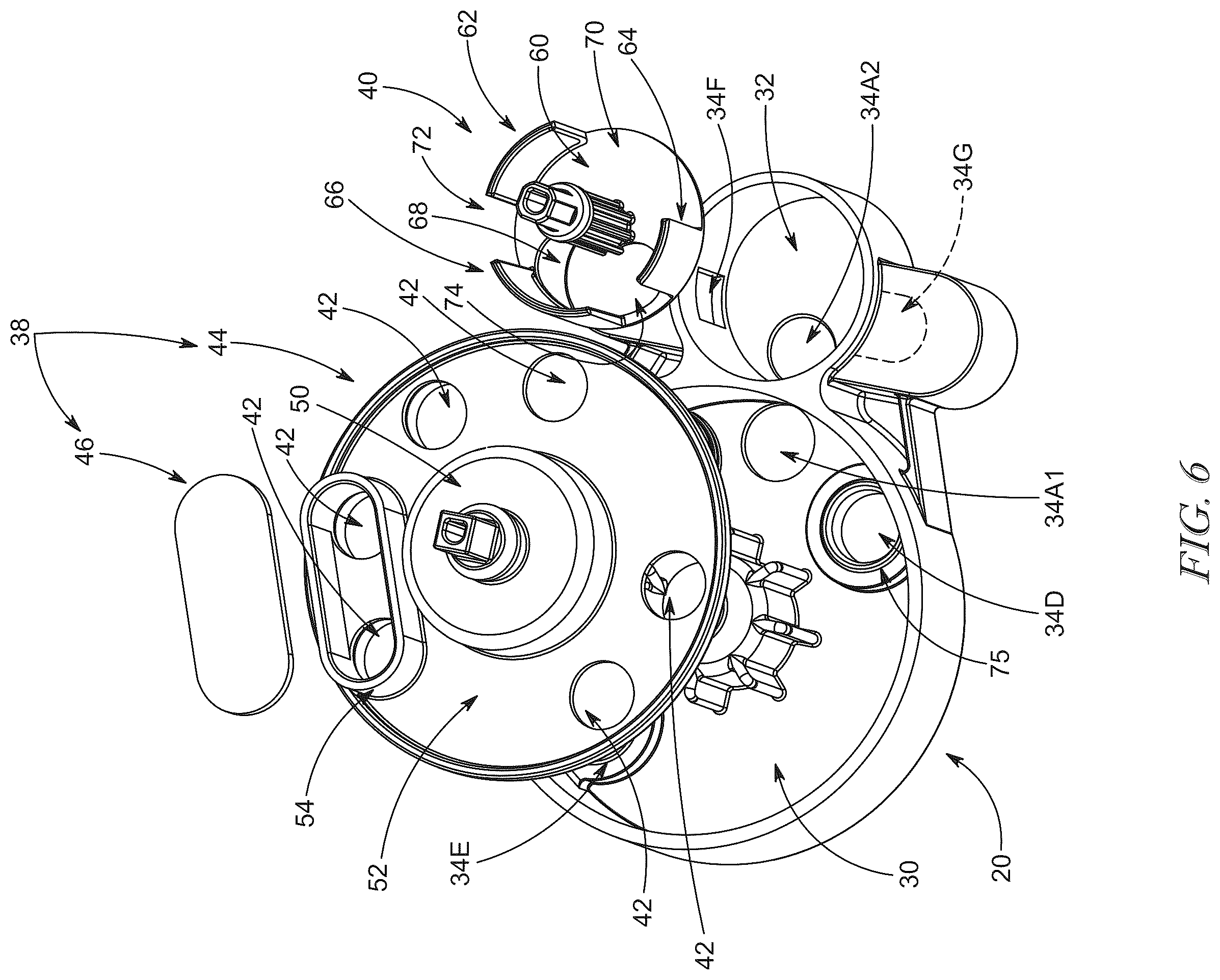 Patent US12422050 Figure 5 – Multi-way valve