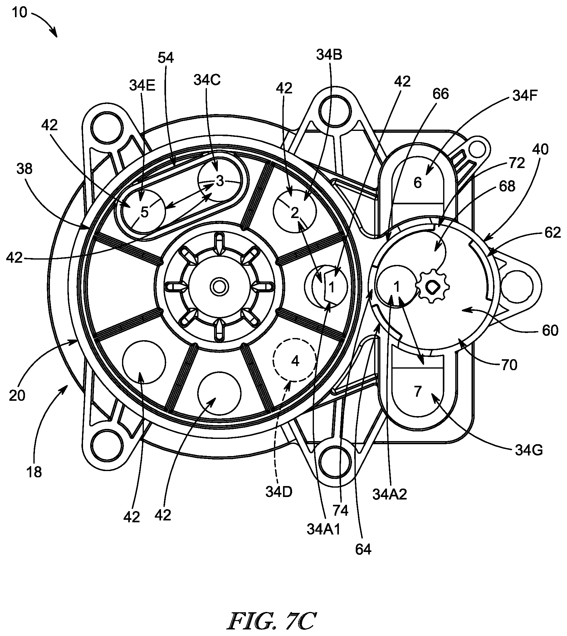 Patent US12422050 Figure 9 – Multi-way valve