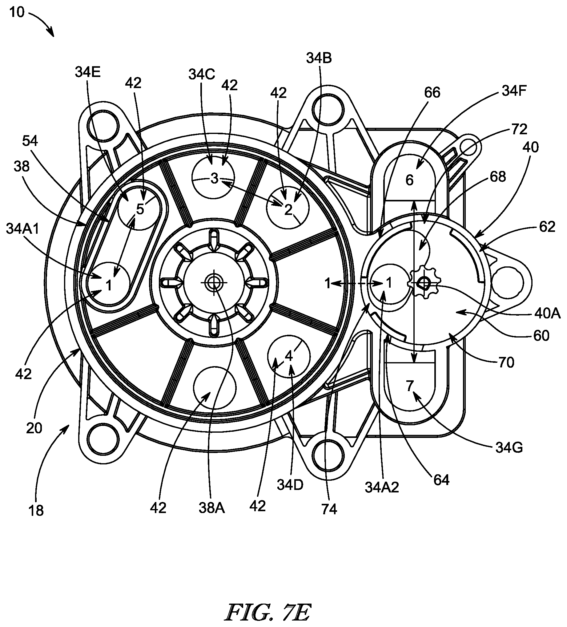Patent US12422050 Figure 11 – Multi-way valve