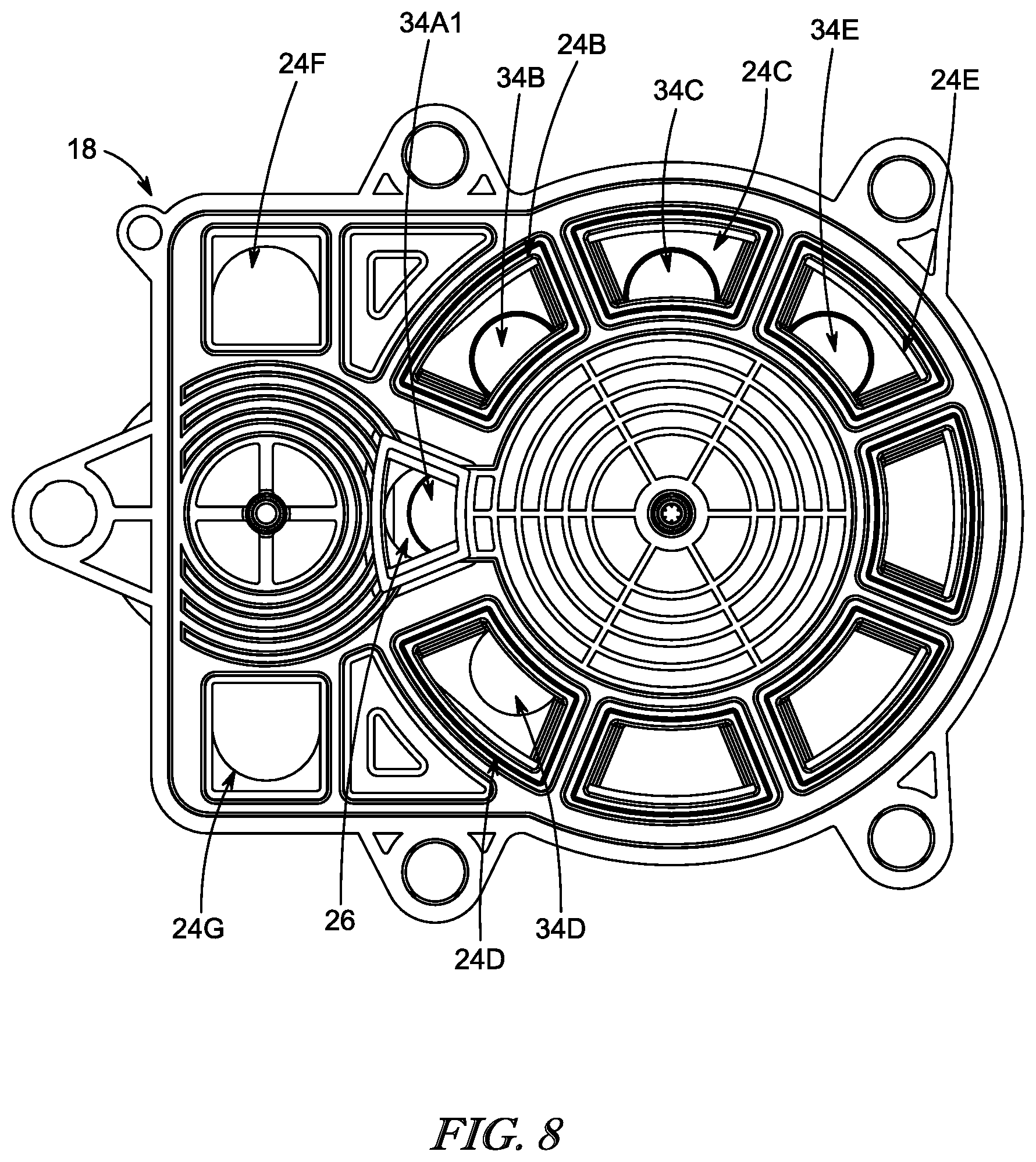 Patent US12422050 Figure 12 – Multi-way valve