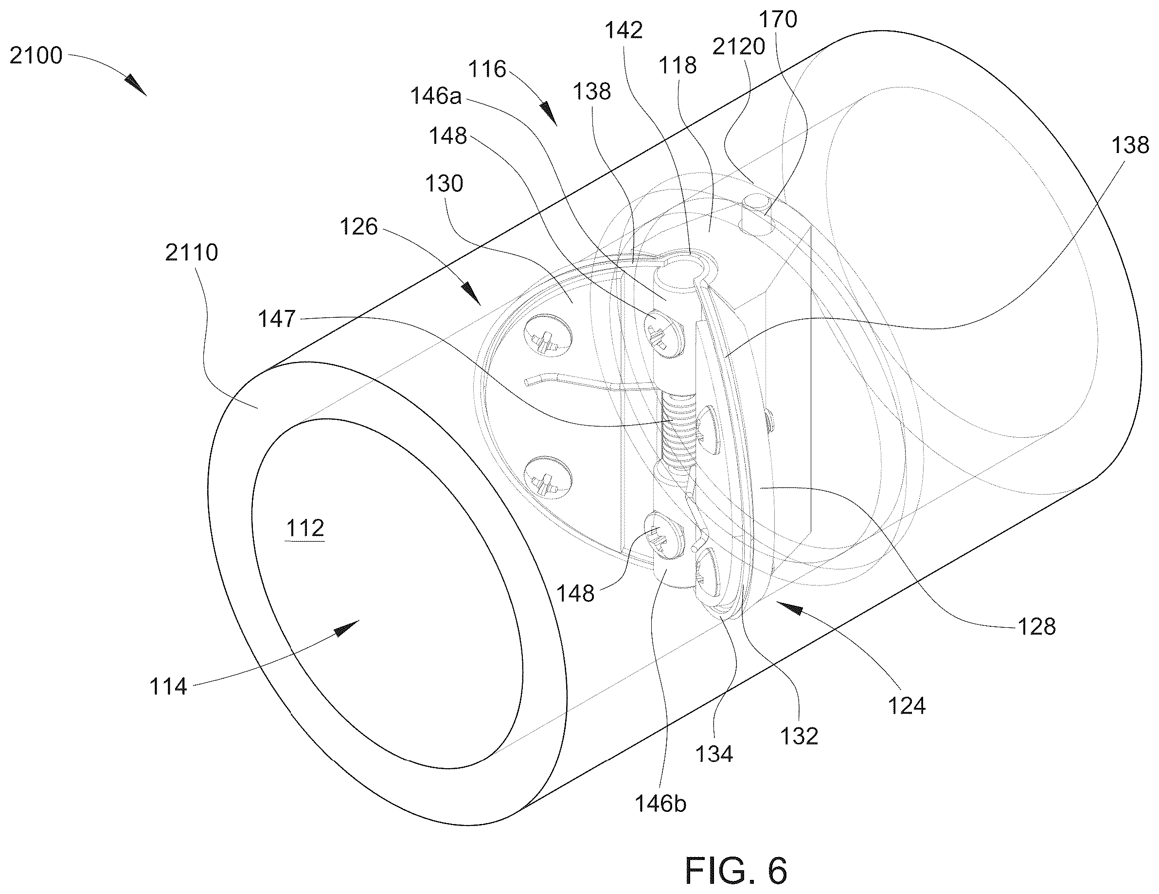 Patent US12422051 Figure 5 – Internally installed check valve