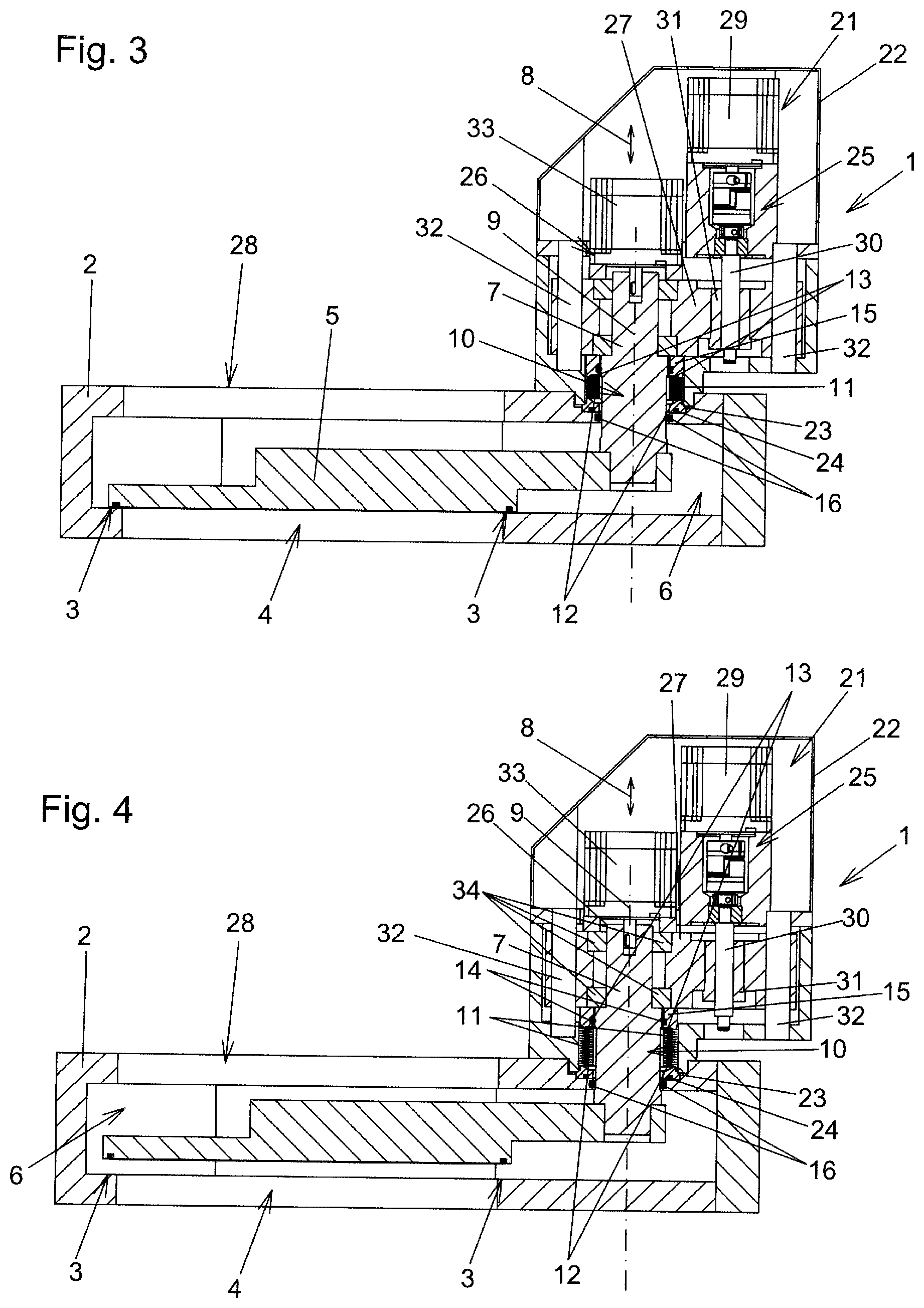 Patent US12422056 Figure 2 – Valve, in particular a vacuum valve