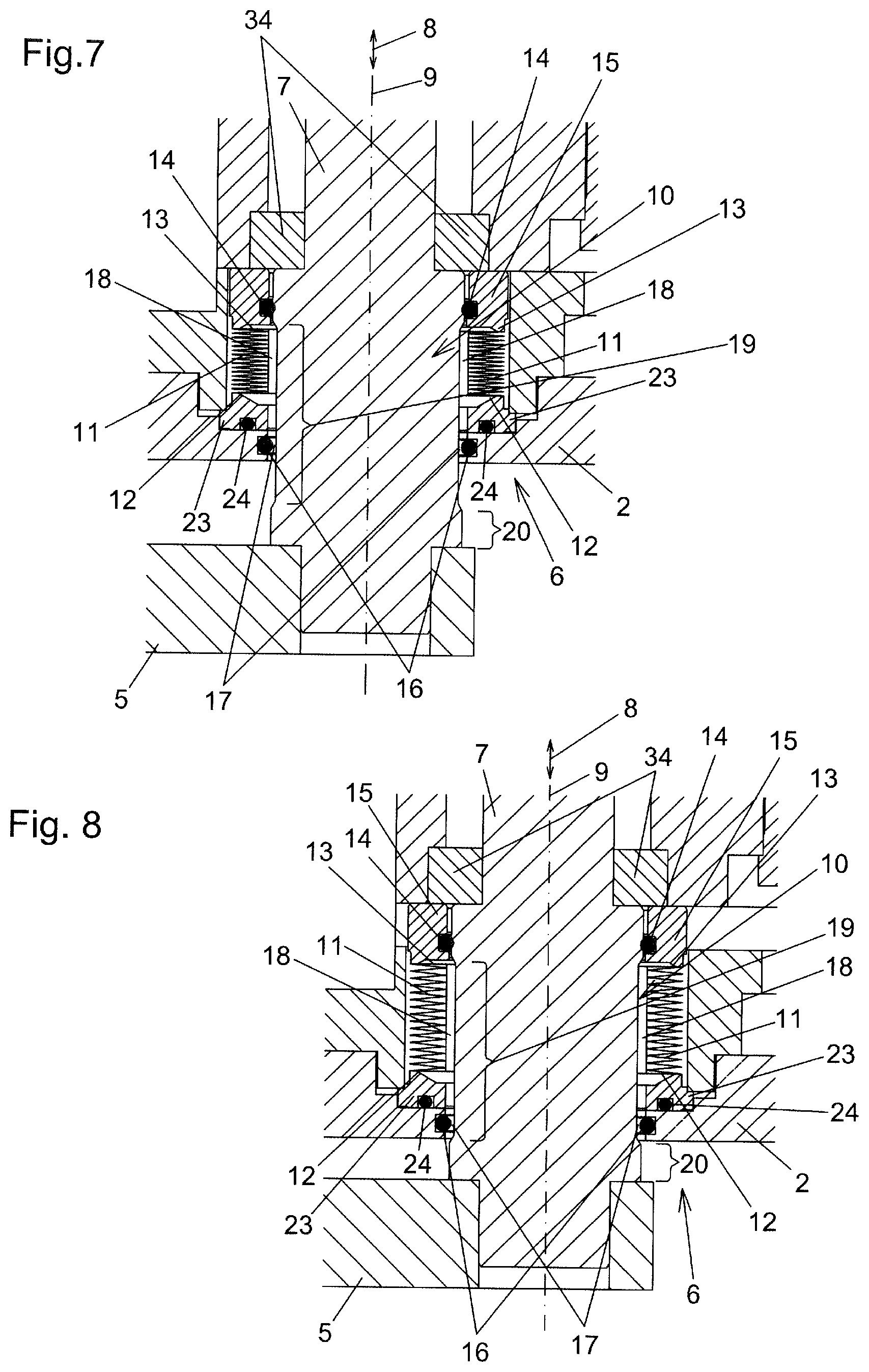 Patent US12422056 Figure 4 – Valve, in particular a vacuum valve