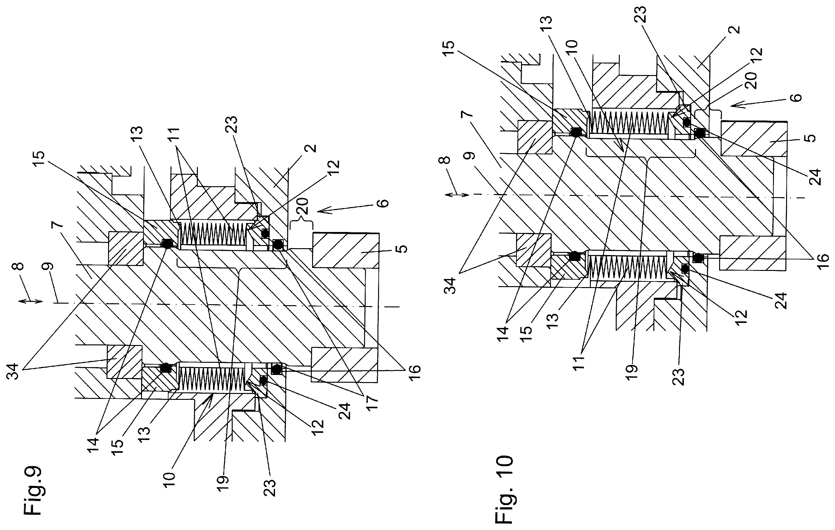 Patent US12422056 Figure 5 – Valve, in particular a vacuum valve