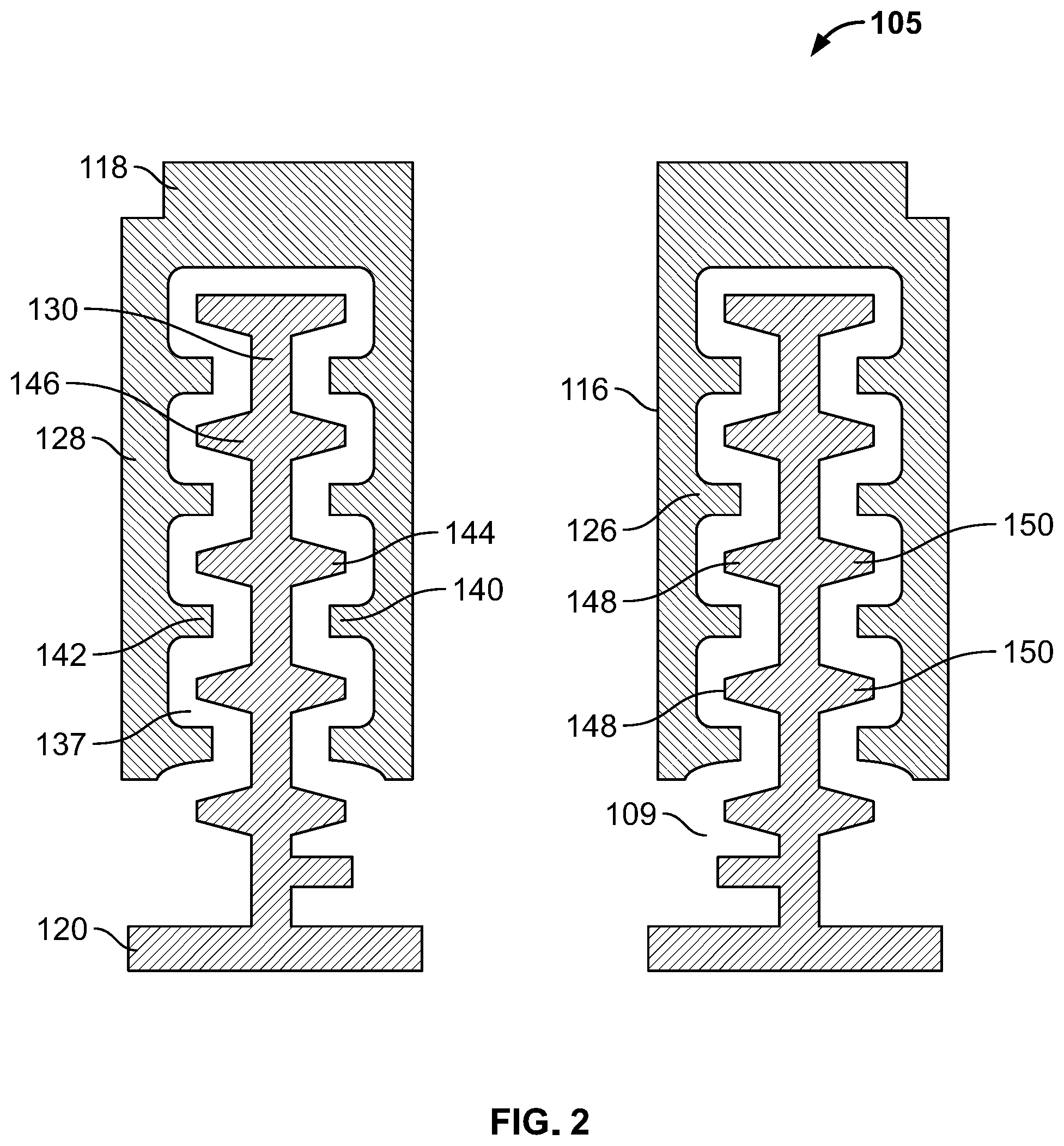 Patent US12422057 Figure 2 – Control valves and cages that are adapted to reduce flashing and cavitation