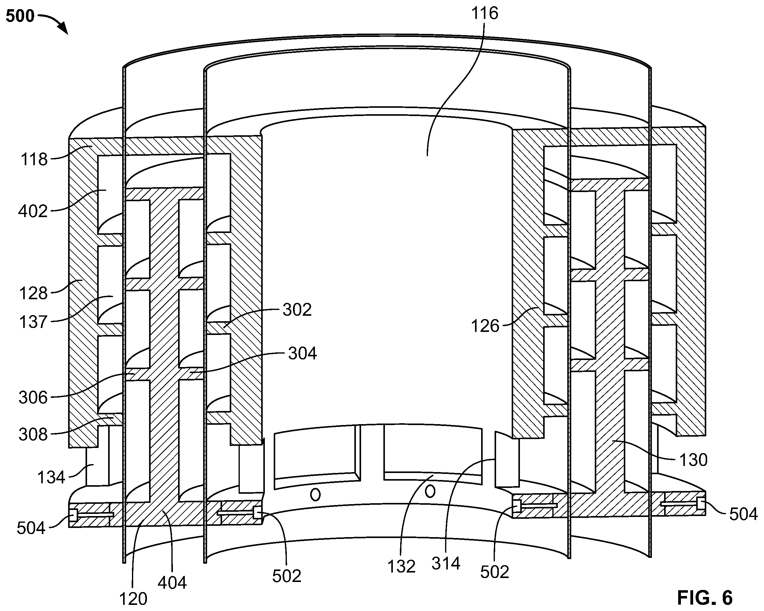 Patent US12422057 Figure 6 – Control valves and cages that are adapted to reduce flashing and cavitation
