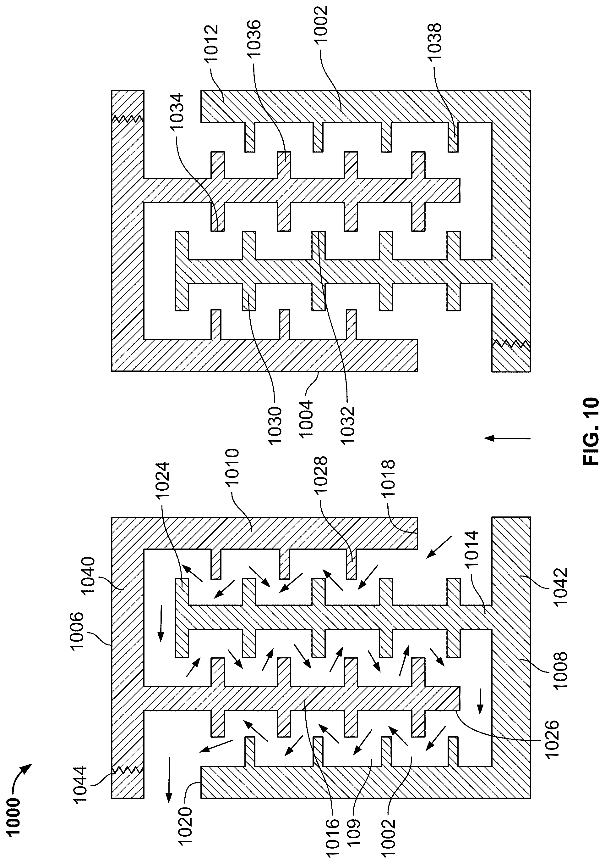 Patent US12422057 Figure 10 – Control valves and cages that are adapted to reduce flashing and cavitation