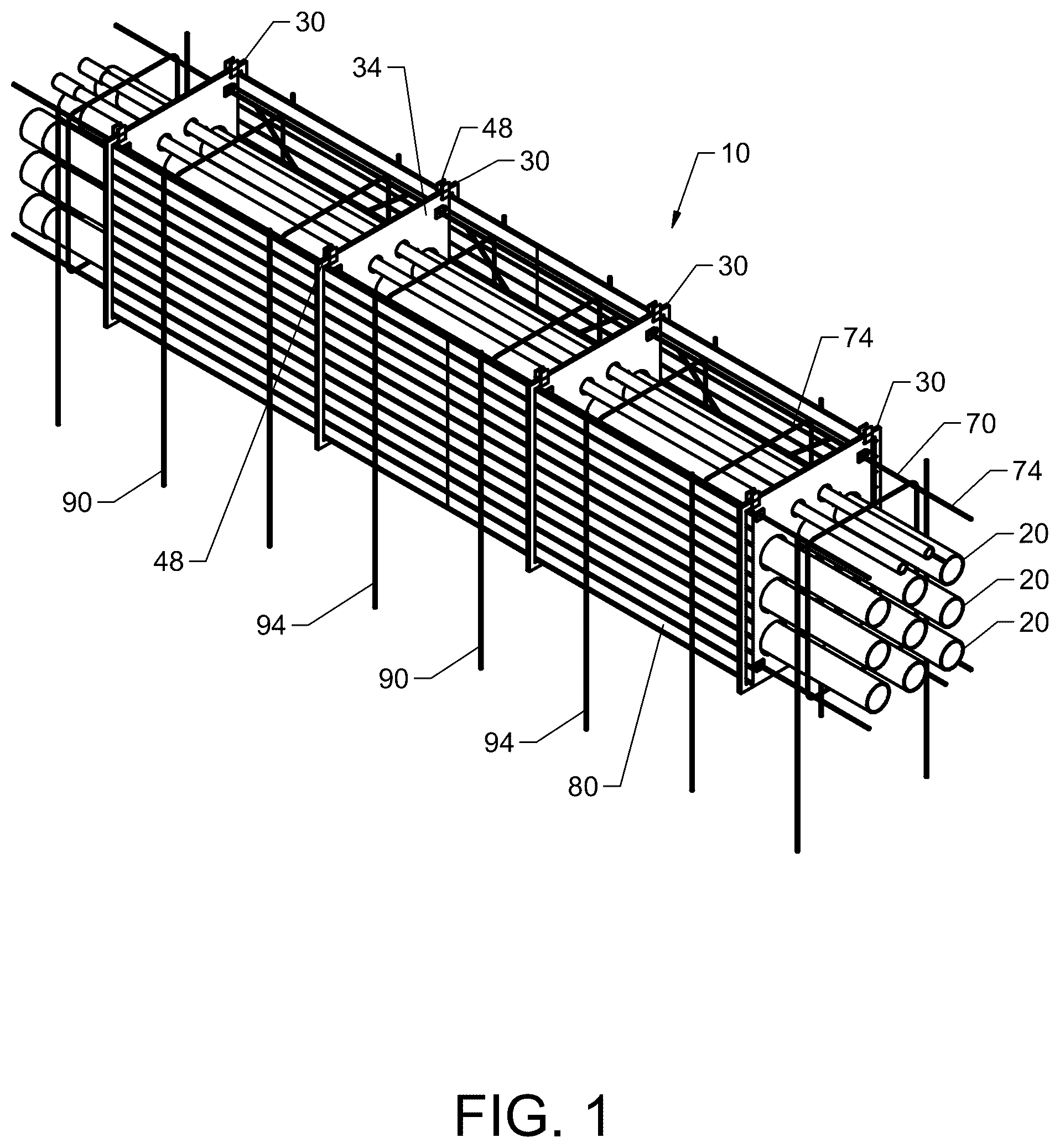 Patent US12422061 — Underground duct bank — Figure 1