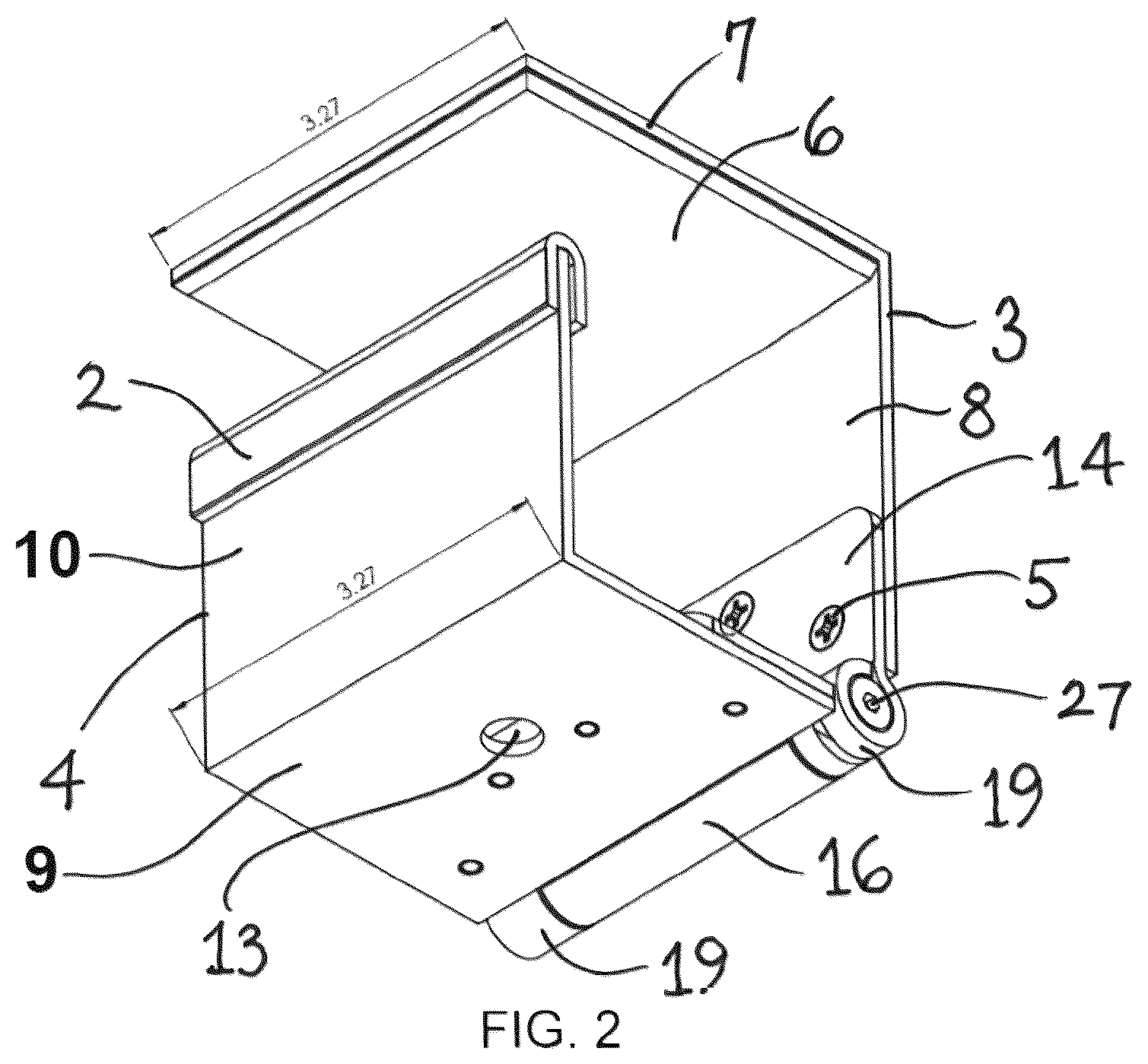 Patent US12422062 Figure 2 – Hinge assembly