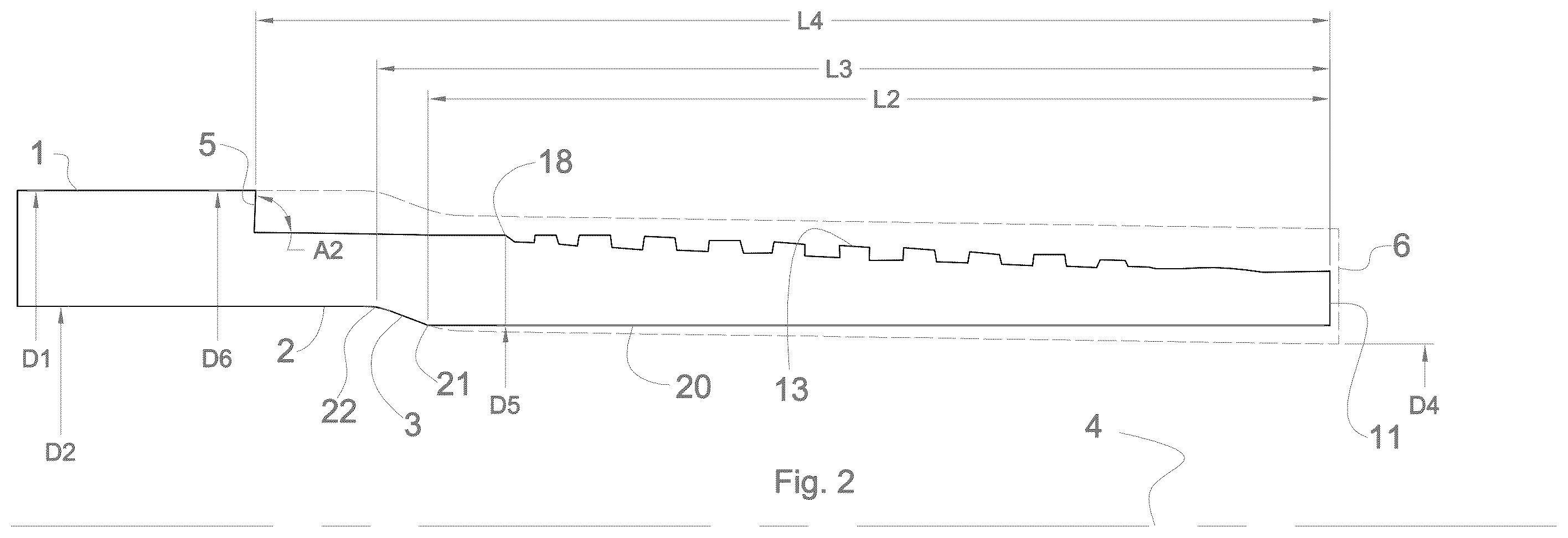 Patent US12422065 Figure 2 – Formed internal surface tubular connection