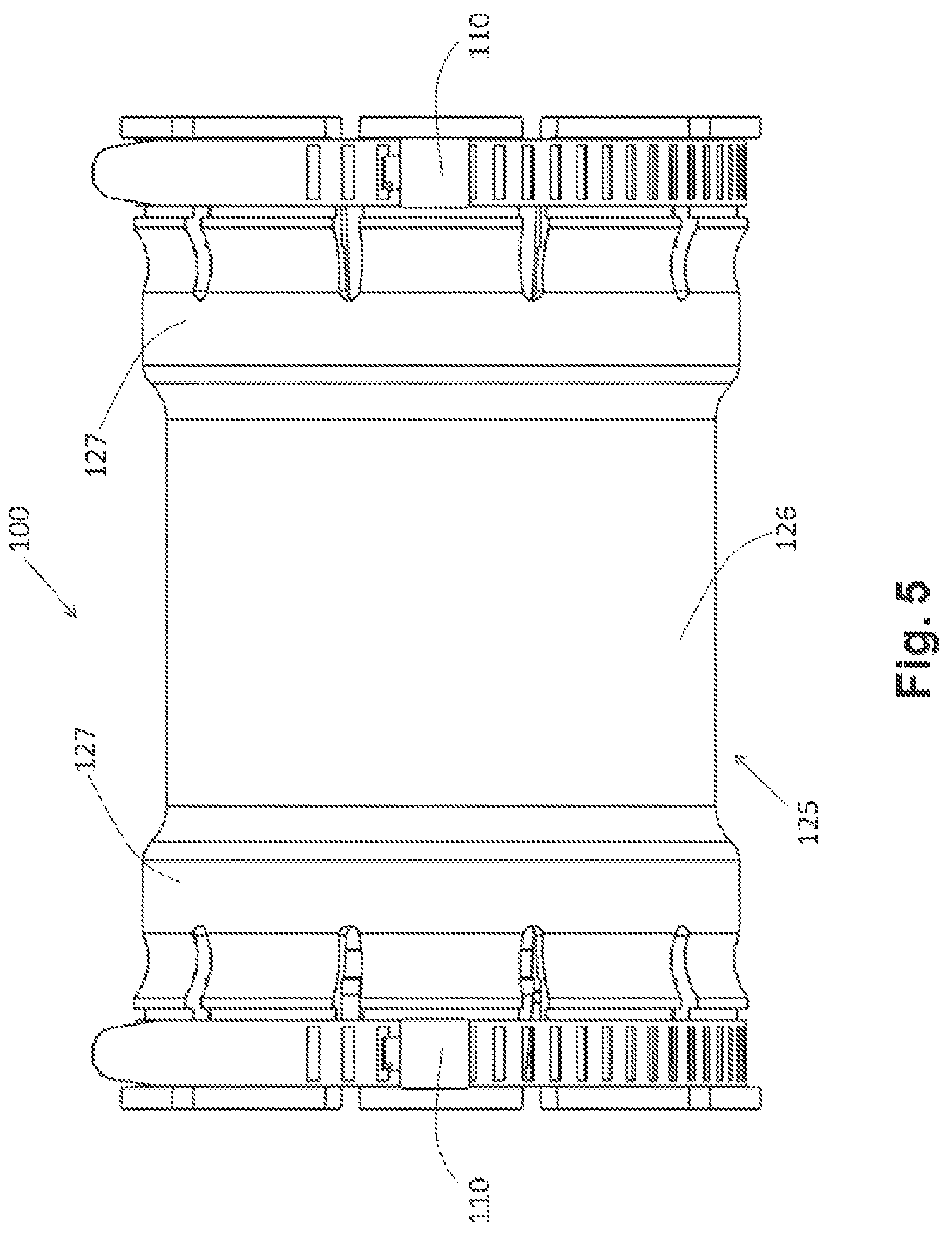 Patent US12422066 Figure 5 – Coupler with crown head for coupling pipes