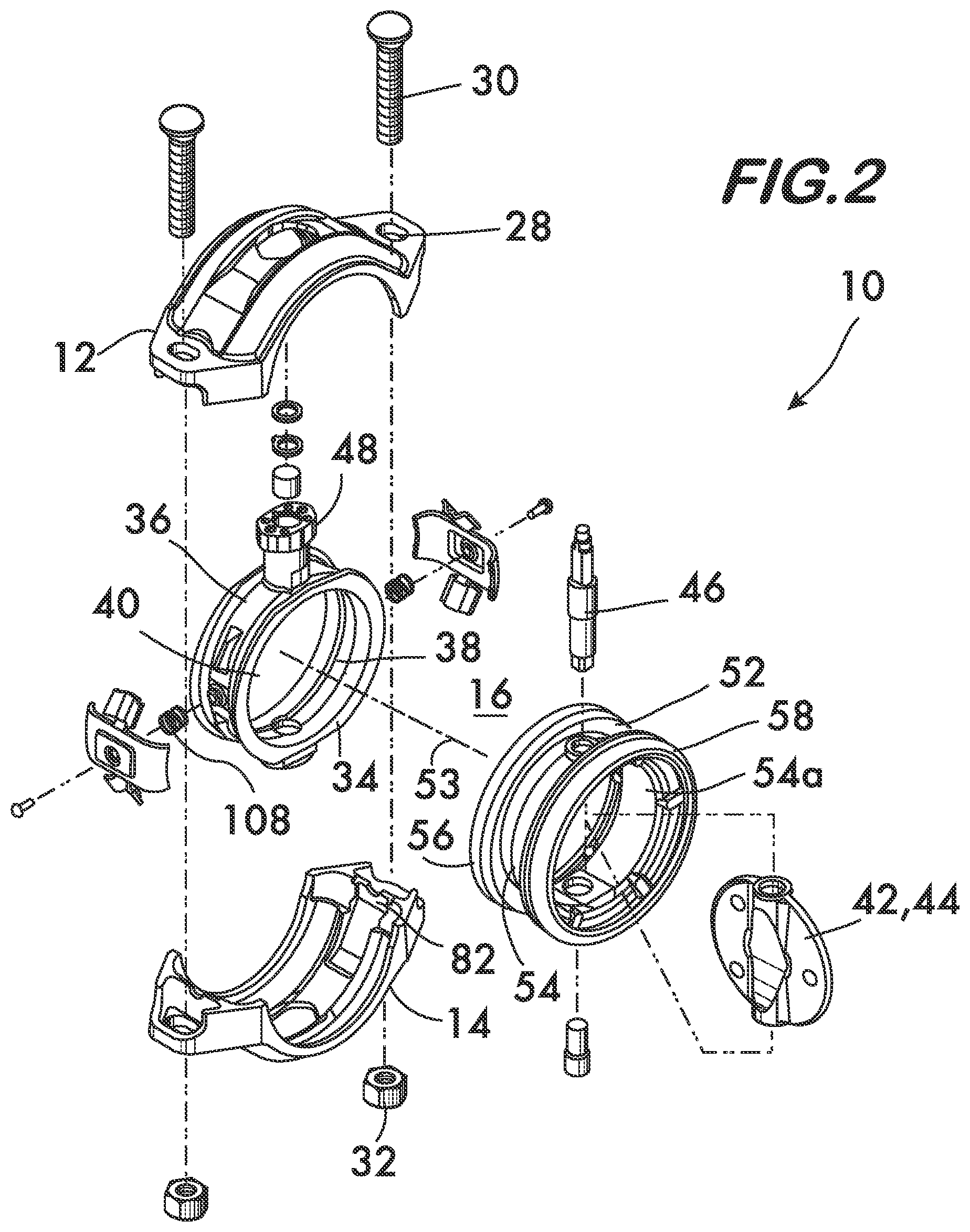 Patent US12422069 Figure 2 – Valve and coupling