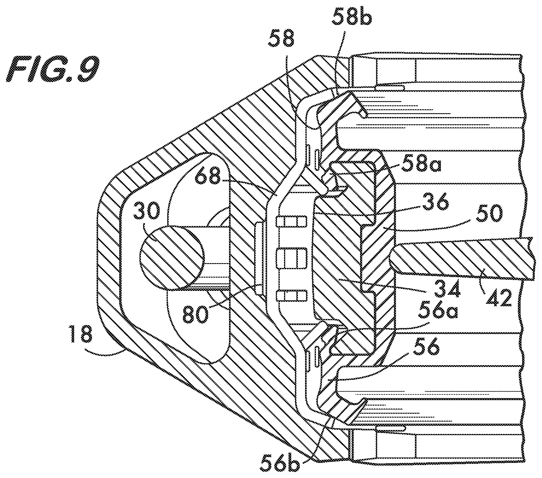 Patent US12422069 Figure 8 – Valve and coupling