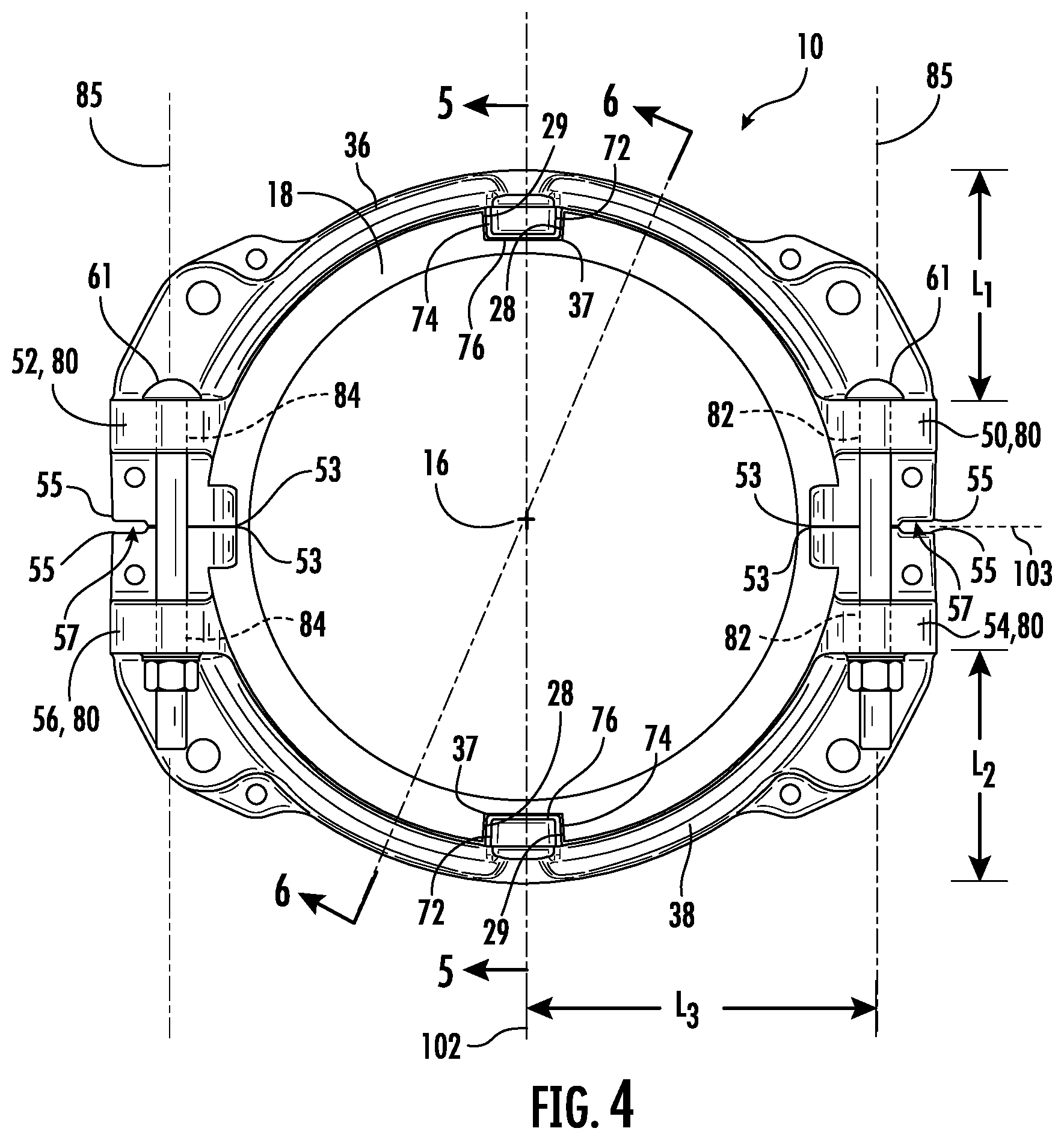 Patent US12422070 Figure 5 – Method of rotating a pipeline section