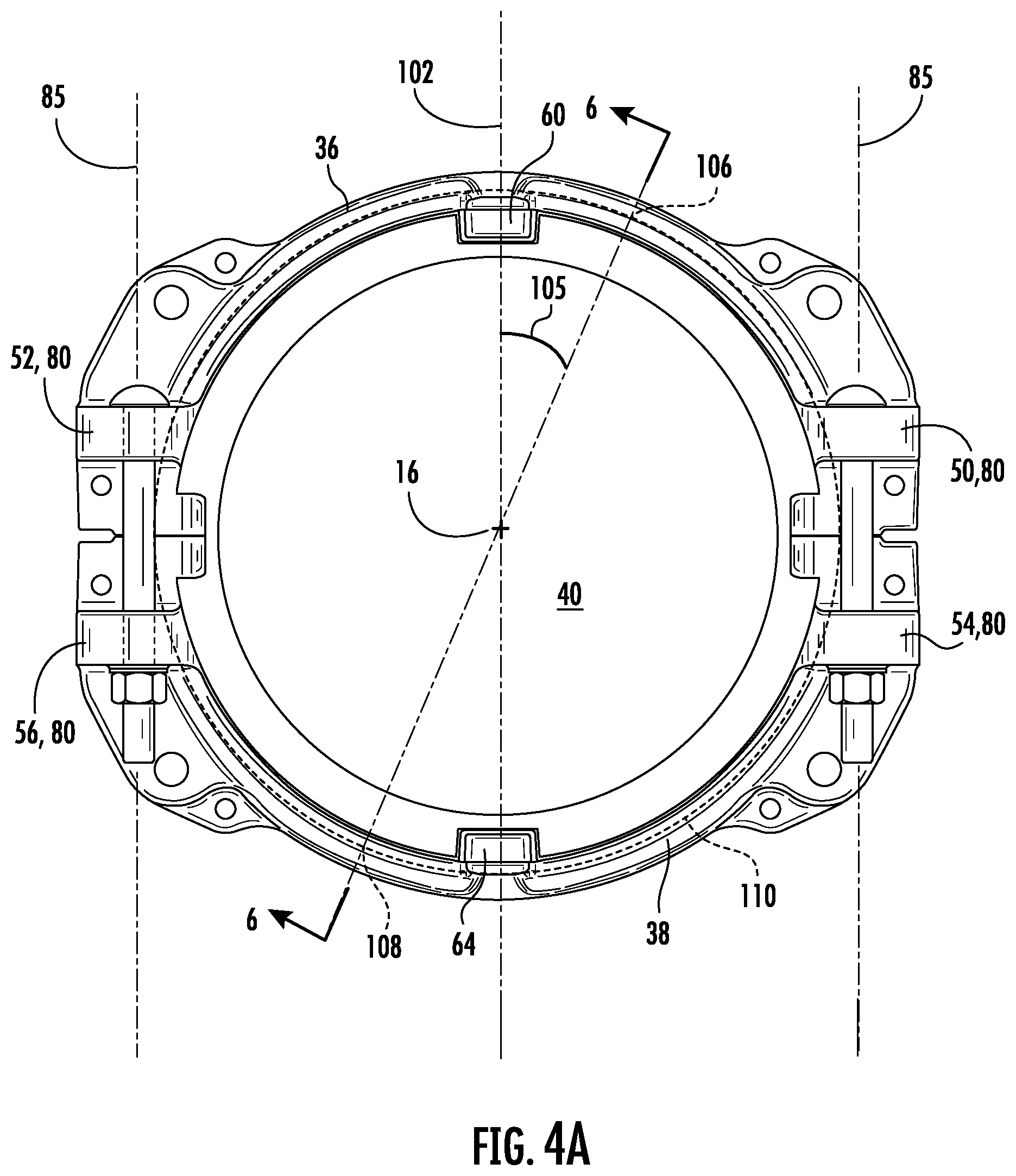 Patent US12422070 Figure 6 – Method of rotating a pipeline section