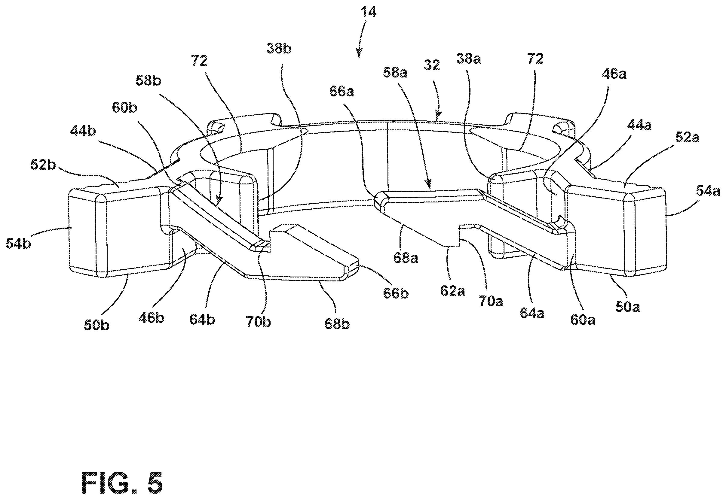 Patent US12422072 Figure 5 – Quick-connect clip assembly for an evaporative emissions canister port