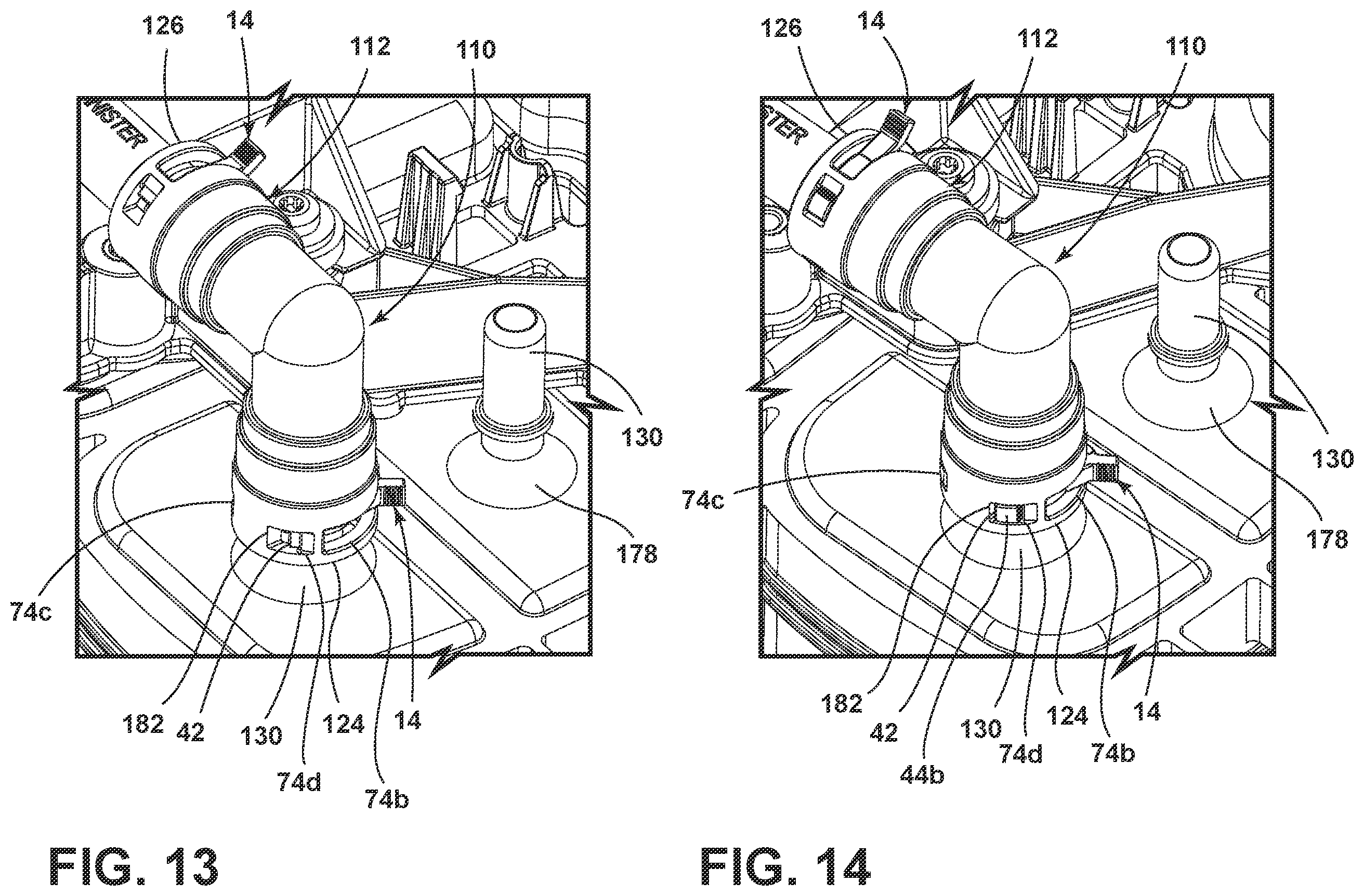 Patent US12422072 Figure 11 – Quick-connect clip assembly for an evaporative emissions canister port