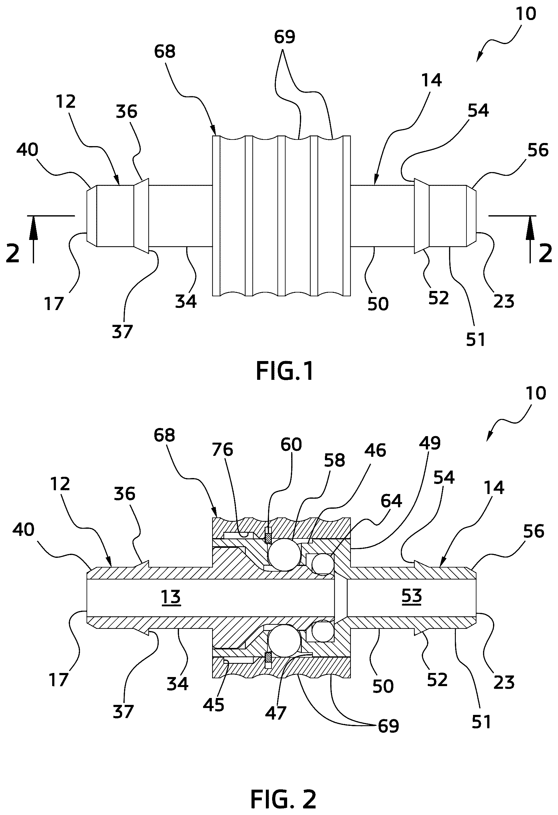 Patent US12422073 Figure 1 – Quick-connect coupler apparatus