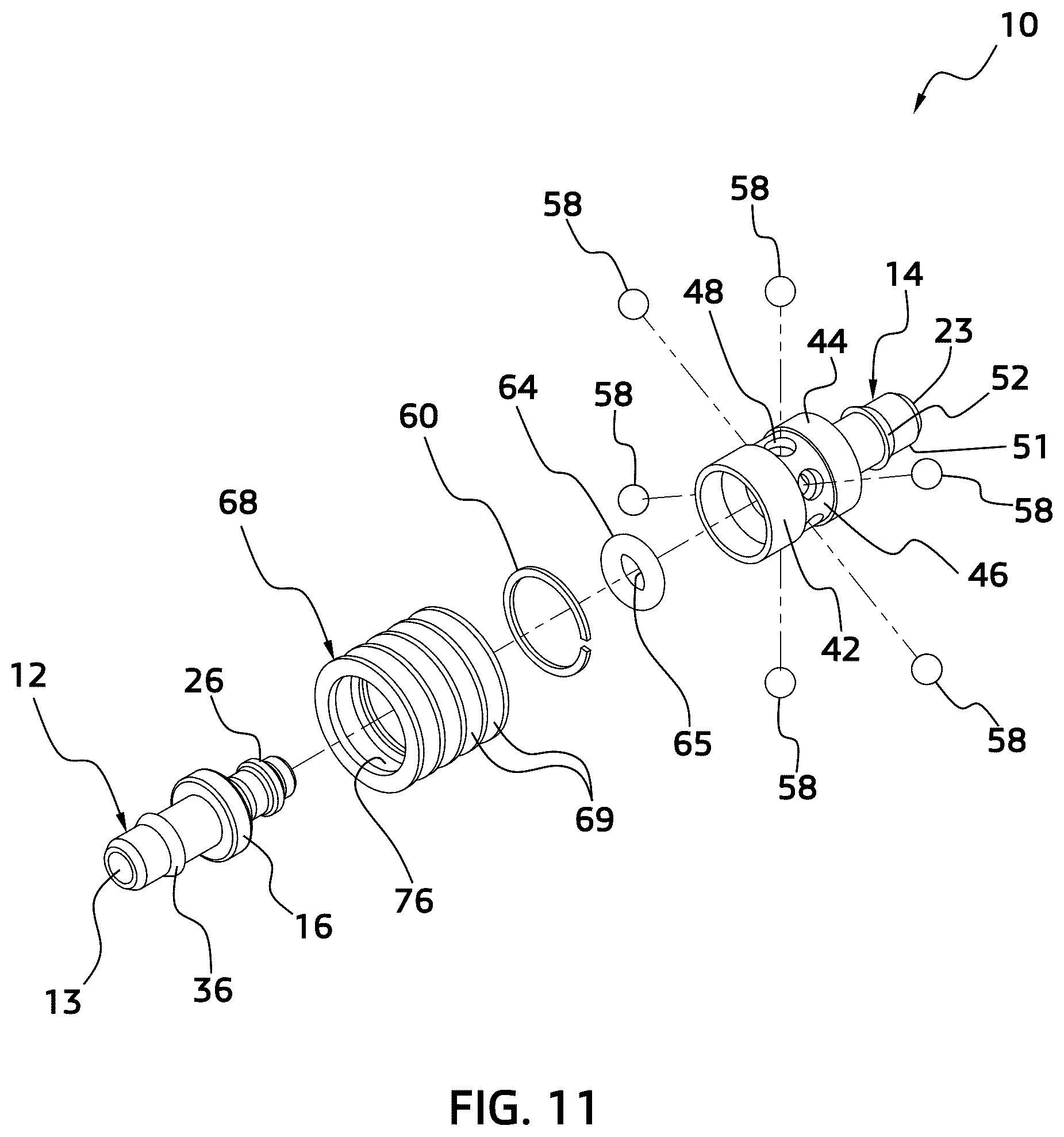 Patent US12422073 Figure 4 – Quick-connect coupler apparatus