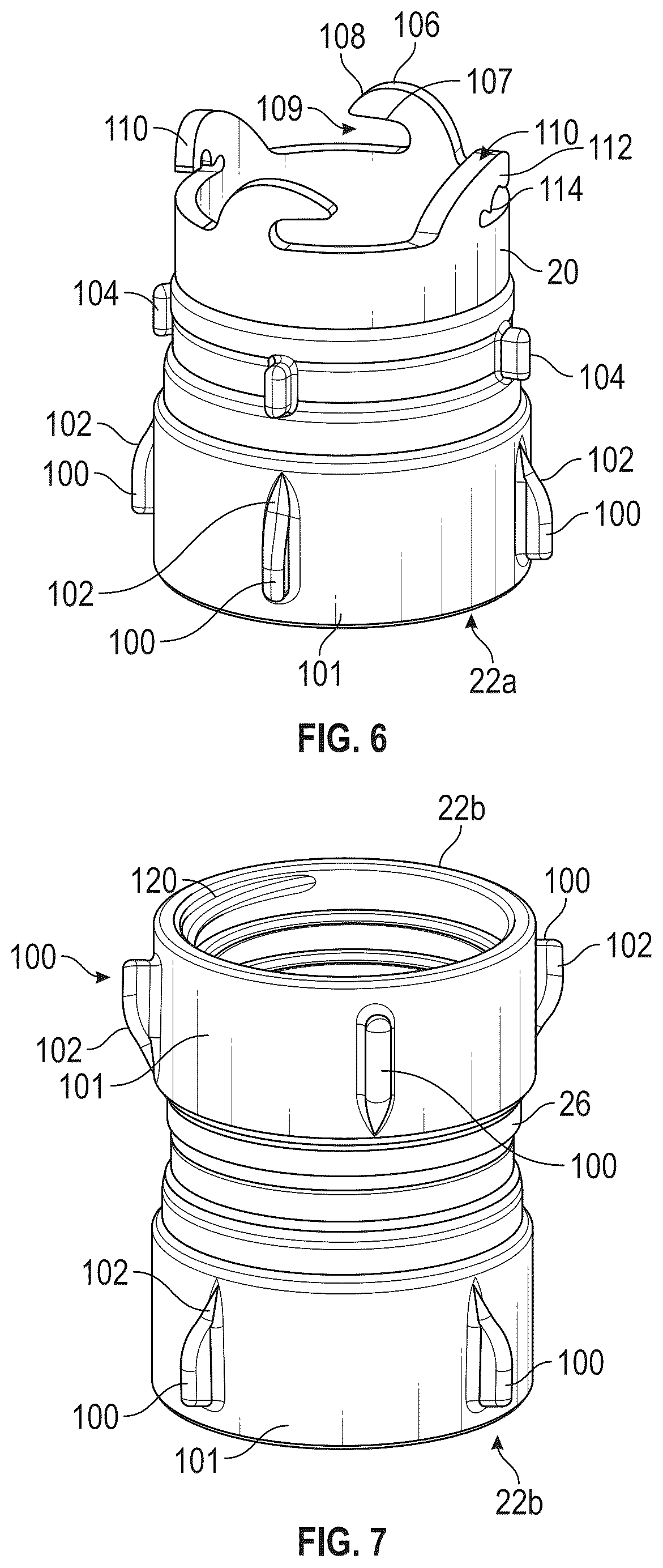 Patent US12422074 Figure 5 – Vacuum hose connection system