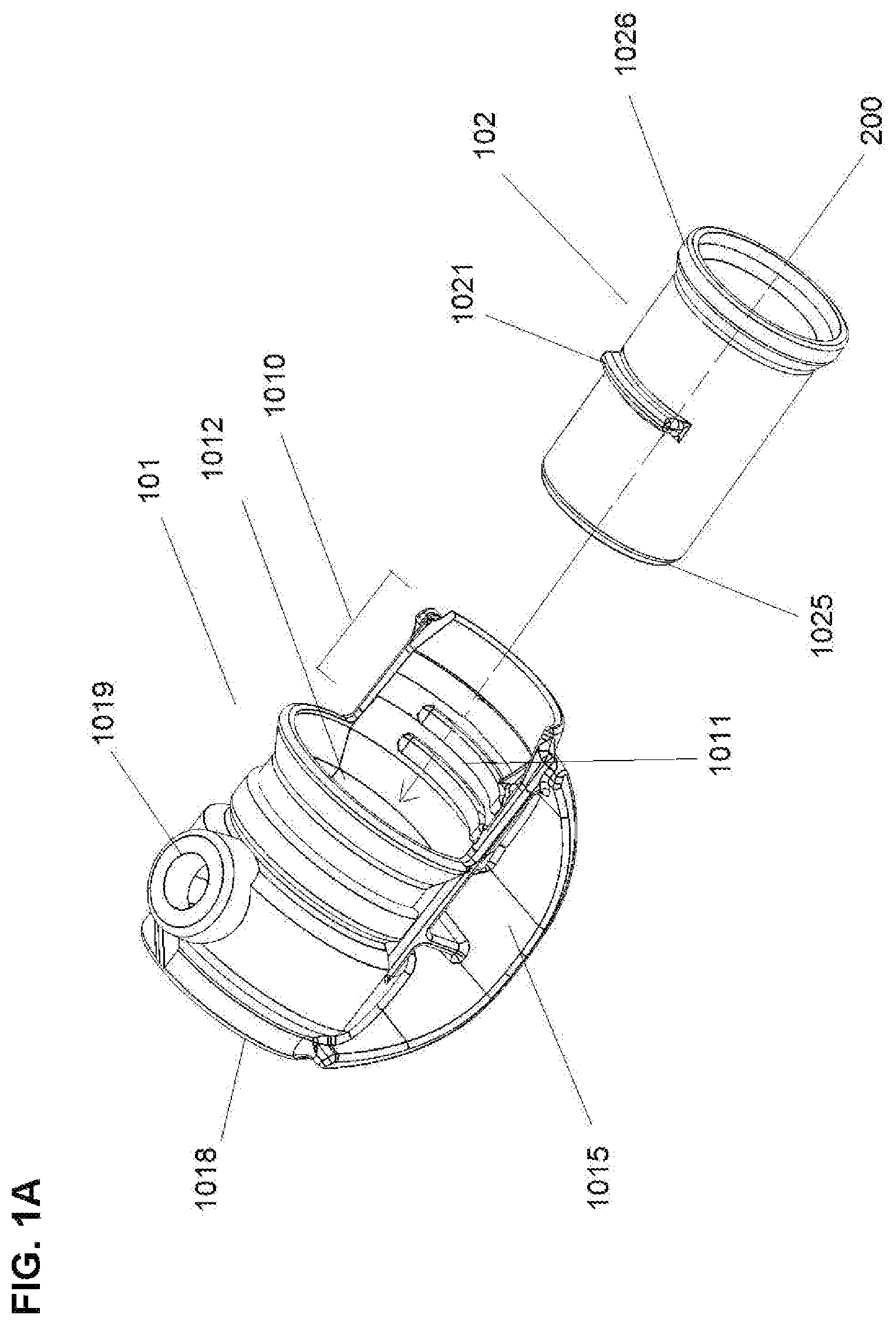 Patent US12422075 Figure 1 – Secure coupling for irrigation conduit and related methods