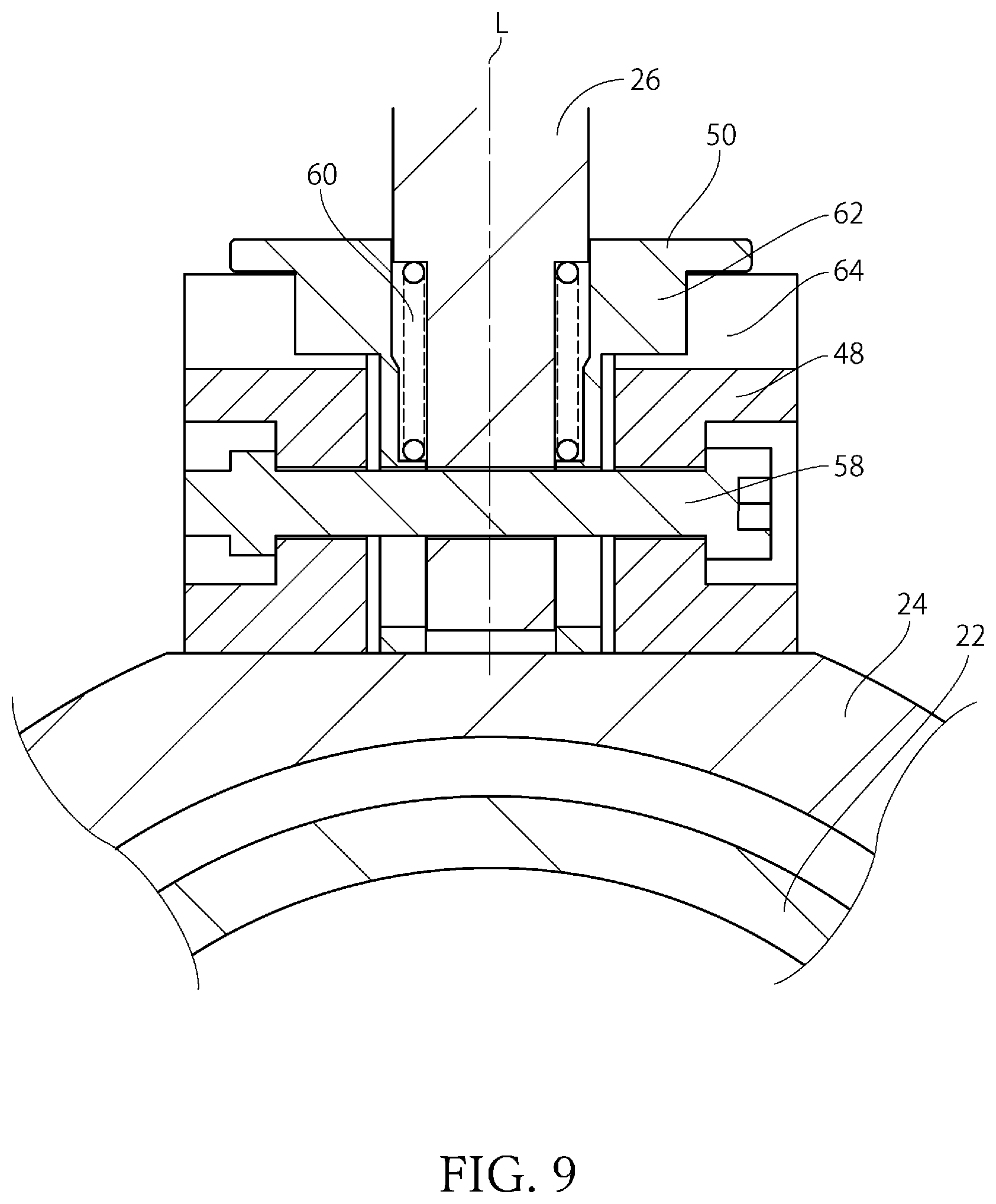 Patent US12422076 Figure 9 – Pipe joint assembly