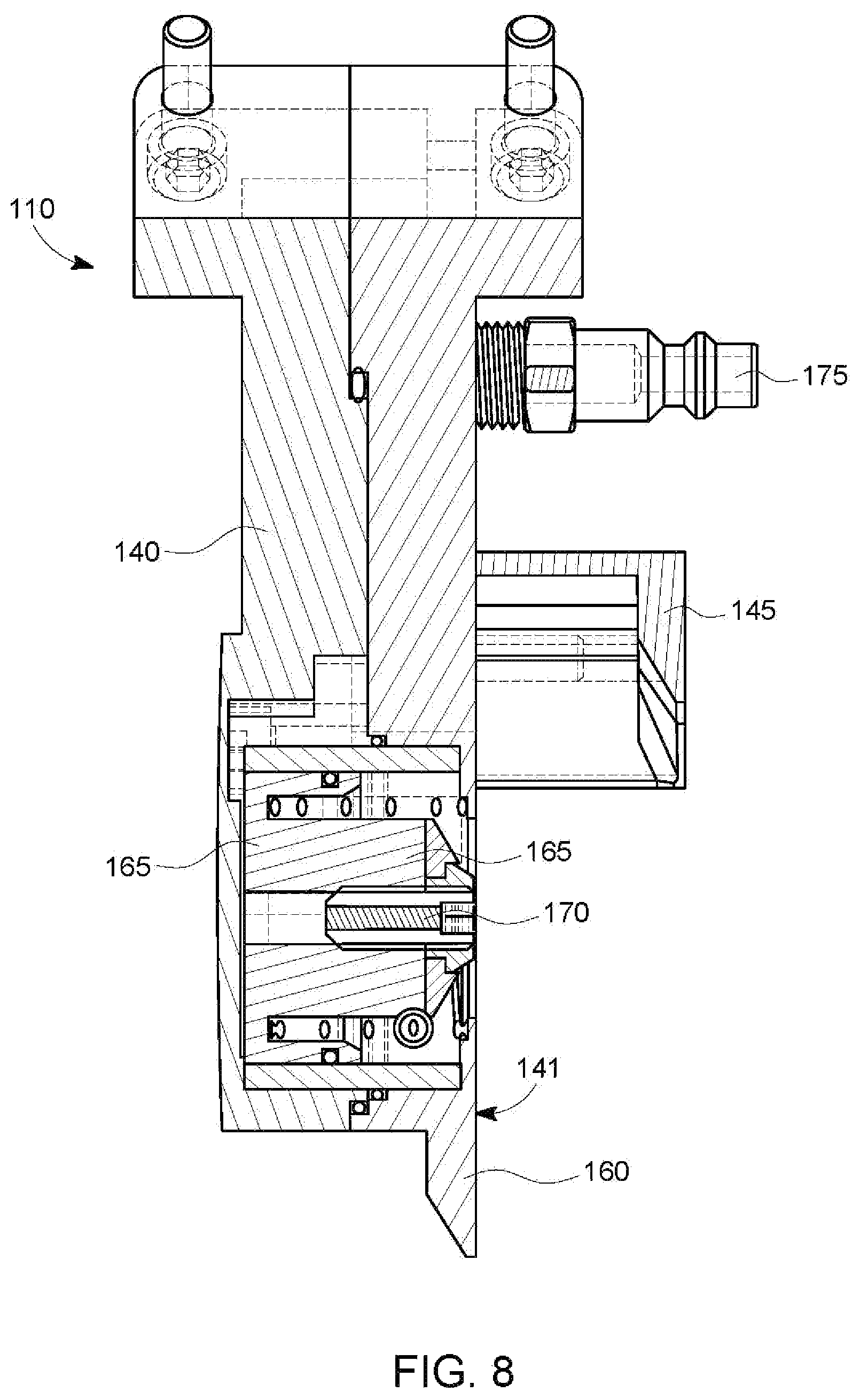 Patent US12422077 Figure 8 – Slidable gladhand