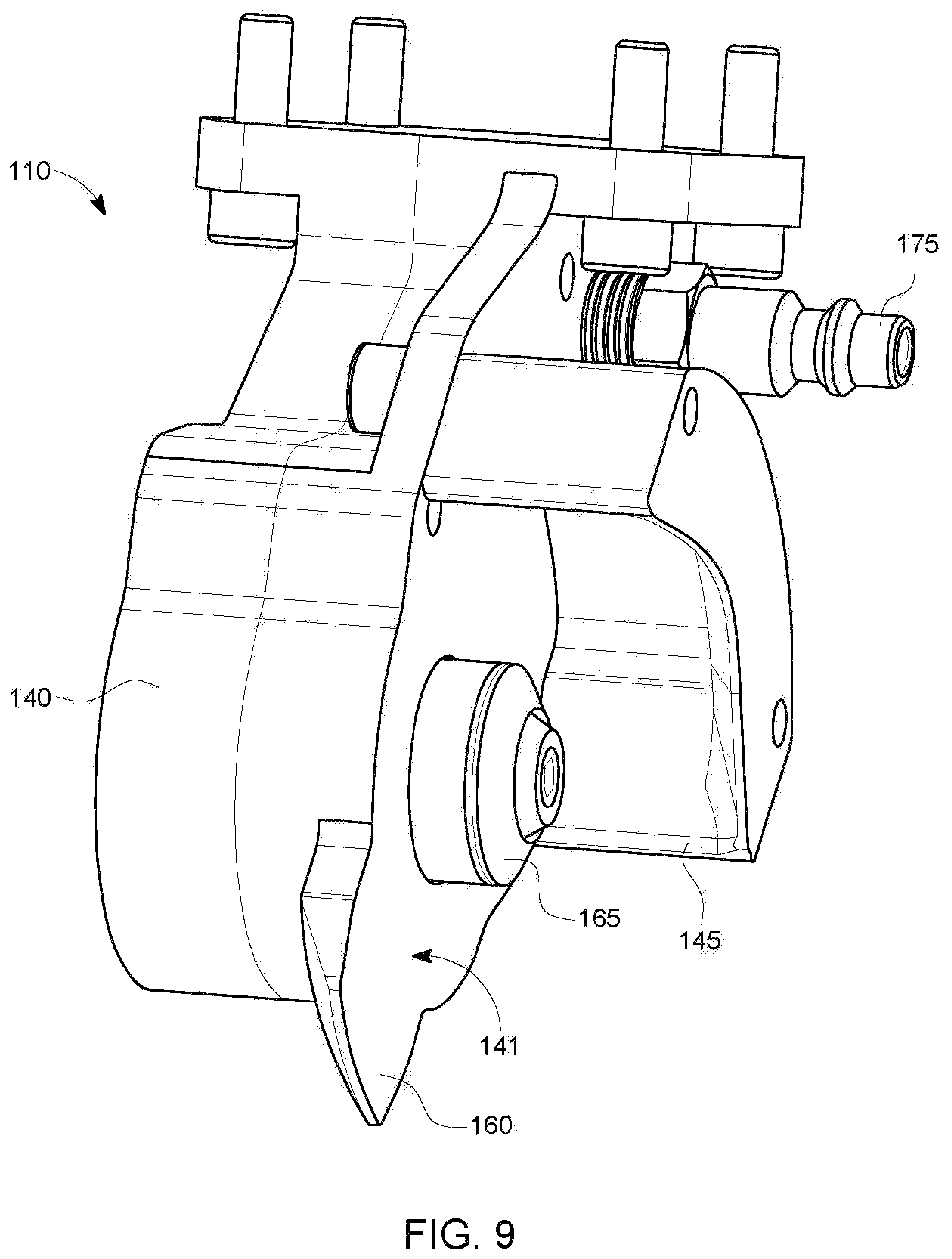 Patent US12422077 Figure 9 – Slidable gladhand
