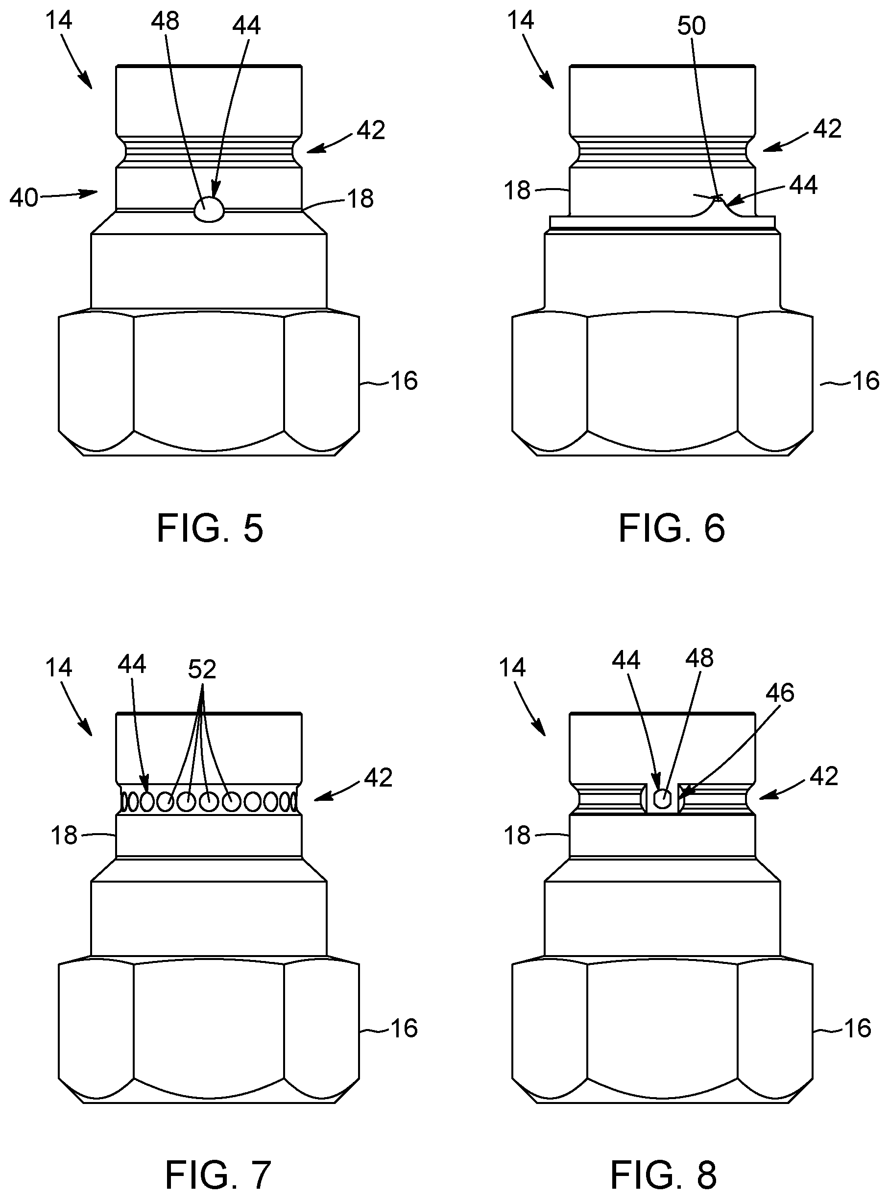 Patent US12422078 Figure 4 – Swivelling coupling with external sealing element