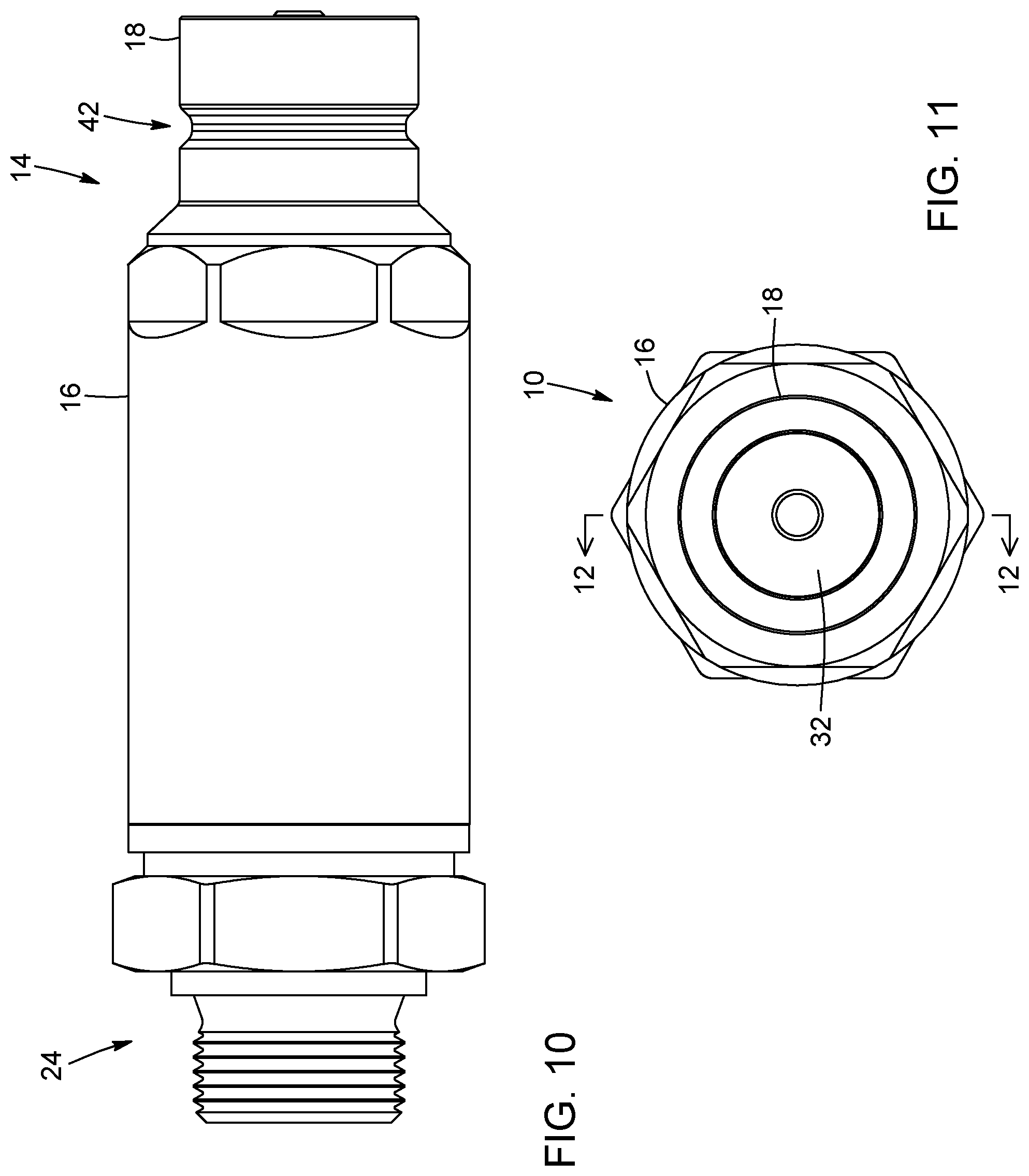 Patent US12422078 Figure 6 – Swivelling coupling with external sealing element