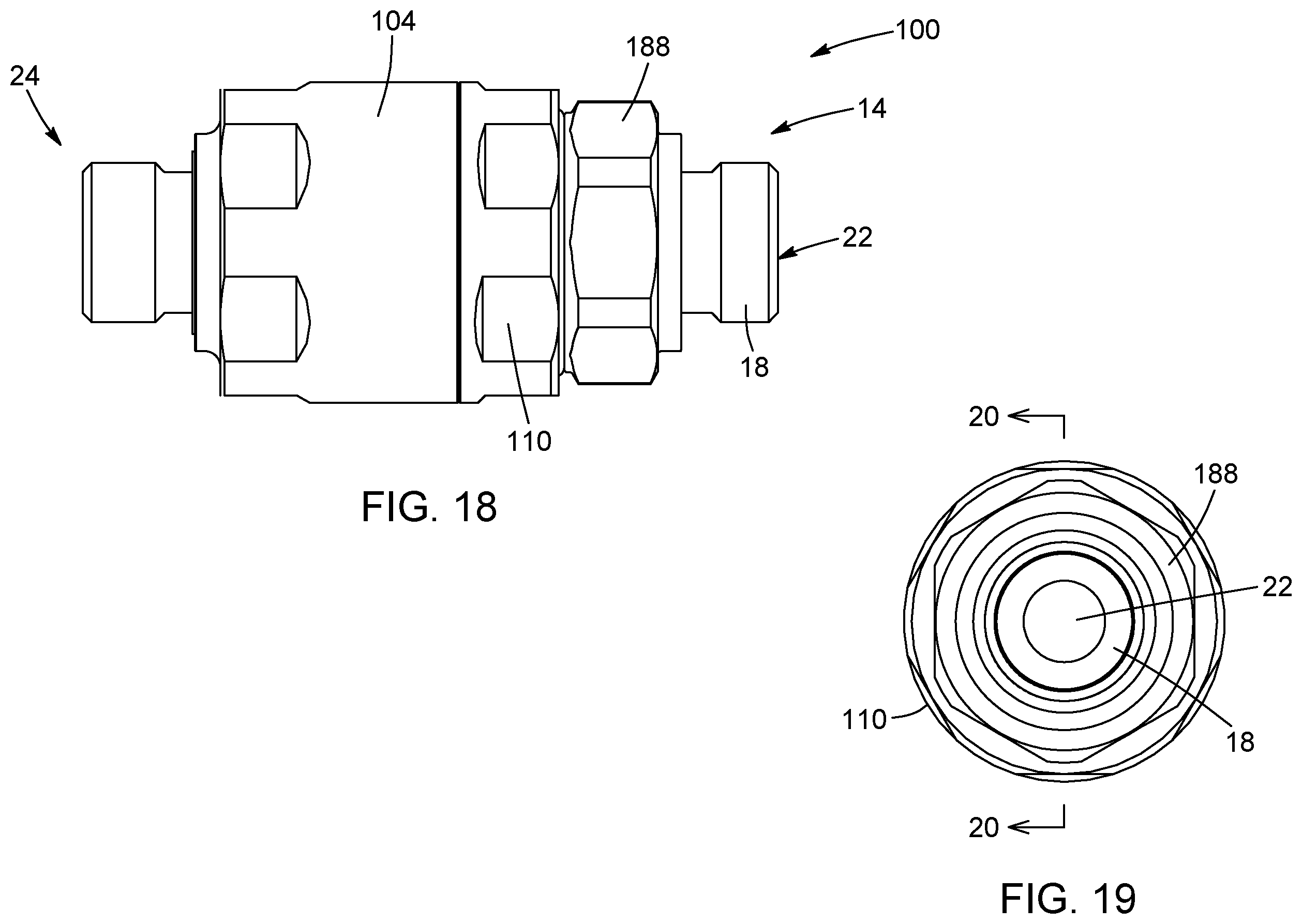 Patent US12422078 Figure 12 – Swivelling coupling with external sealing element